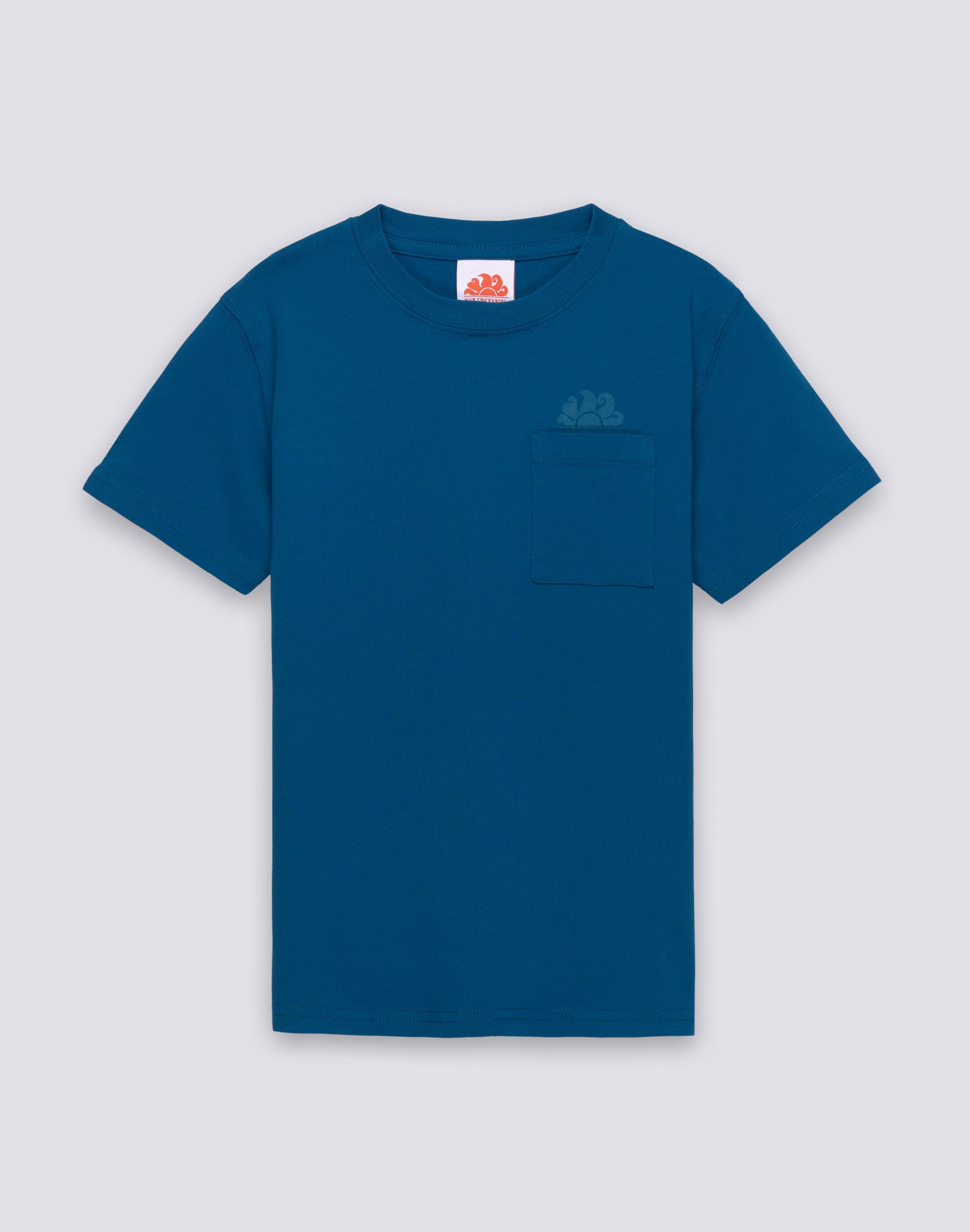 sundek-t-shirt-bambino-manica-corta-con-tasca-e-logo image 1
