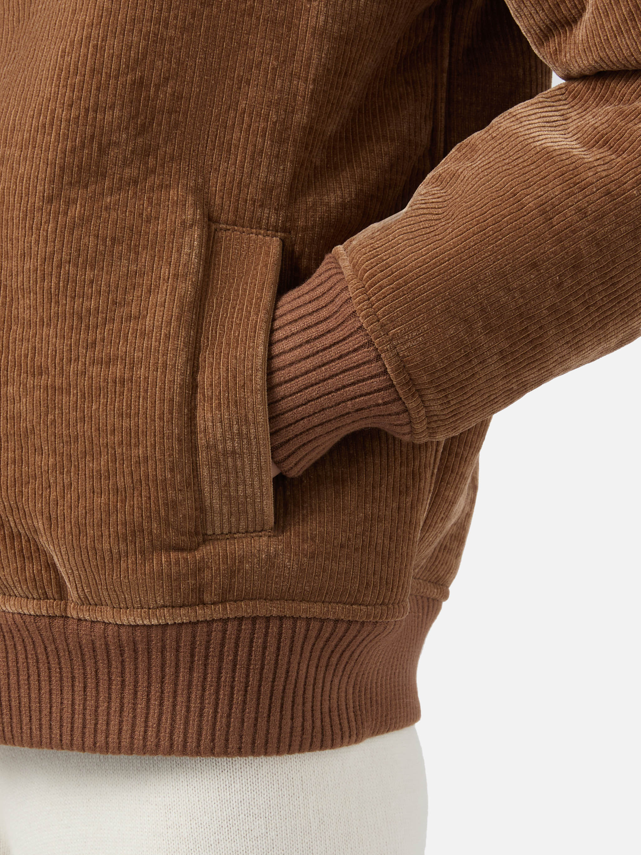 mc2-saint-barth-bomber-celia-in-corduroy-marrone-con-interno-teddy-zip-e-vestibi image 6