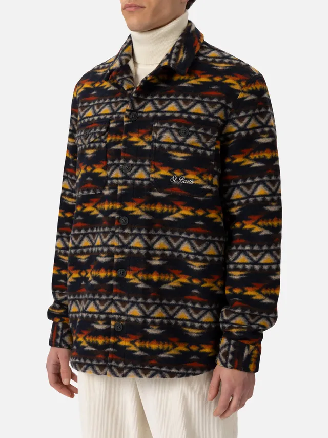 mc2-saint-barth-giacca-landeck-in-misto-lana-fantasia-navajo-uomo-vestibilit-reg image 1