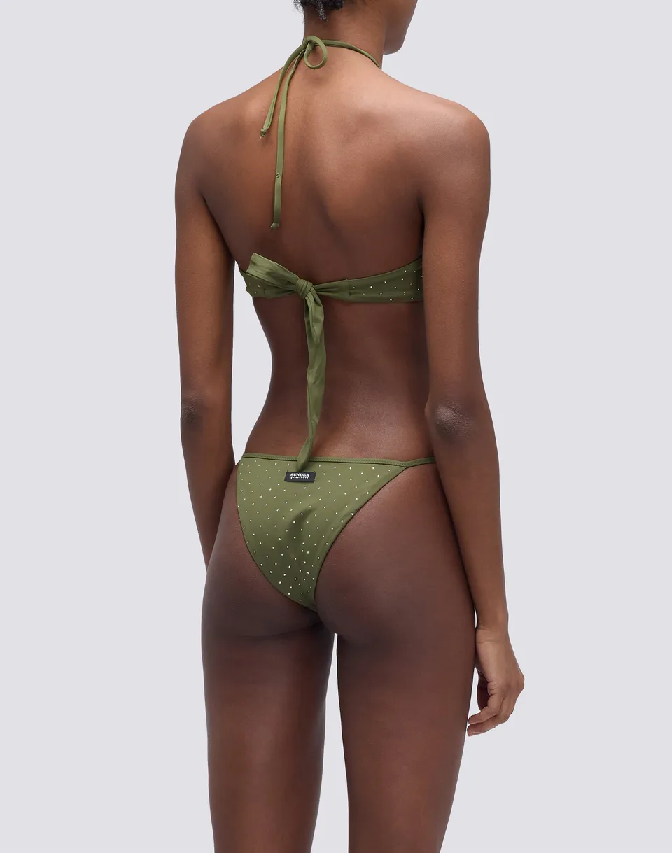 sundek-keer-slip-bikini-con-laccetti-laterali-e-strass-donna image 1