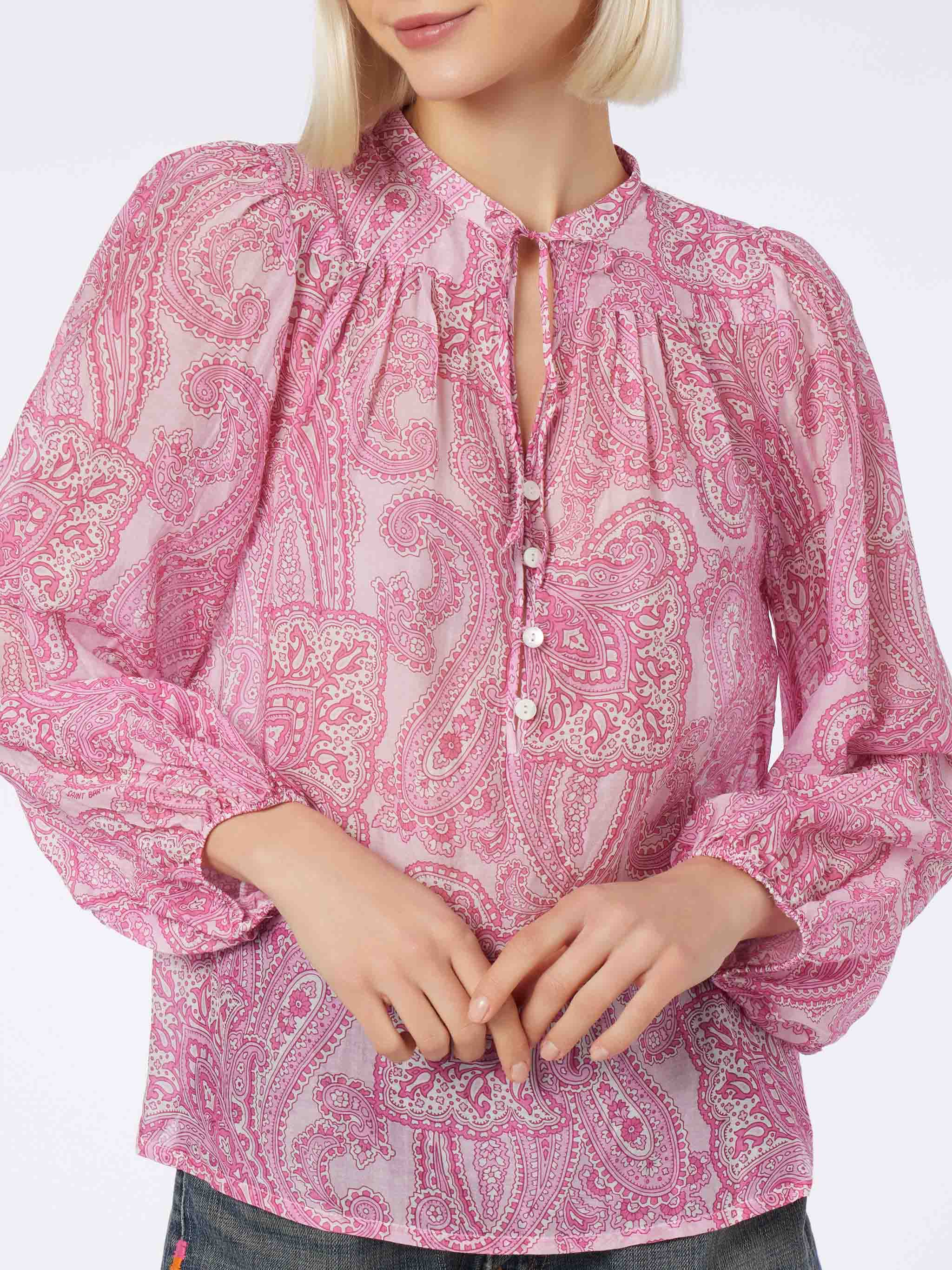 mc2-saint-barth-harper-blusa-in-voile-di-seta-paisley image 2