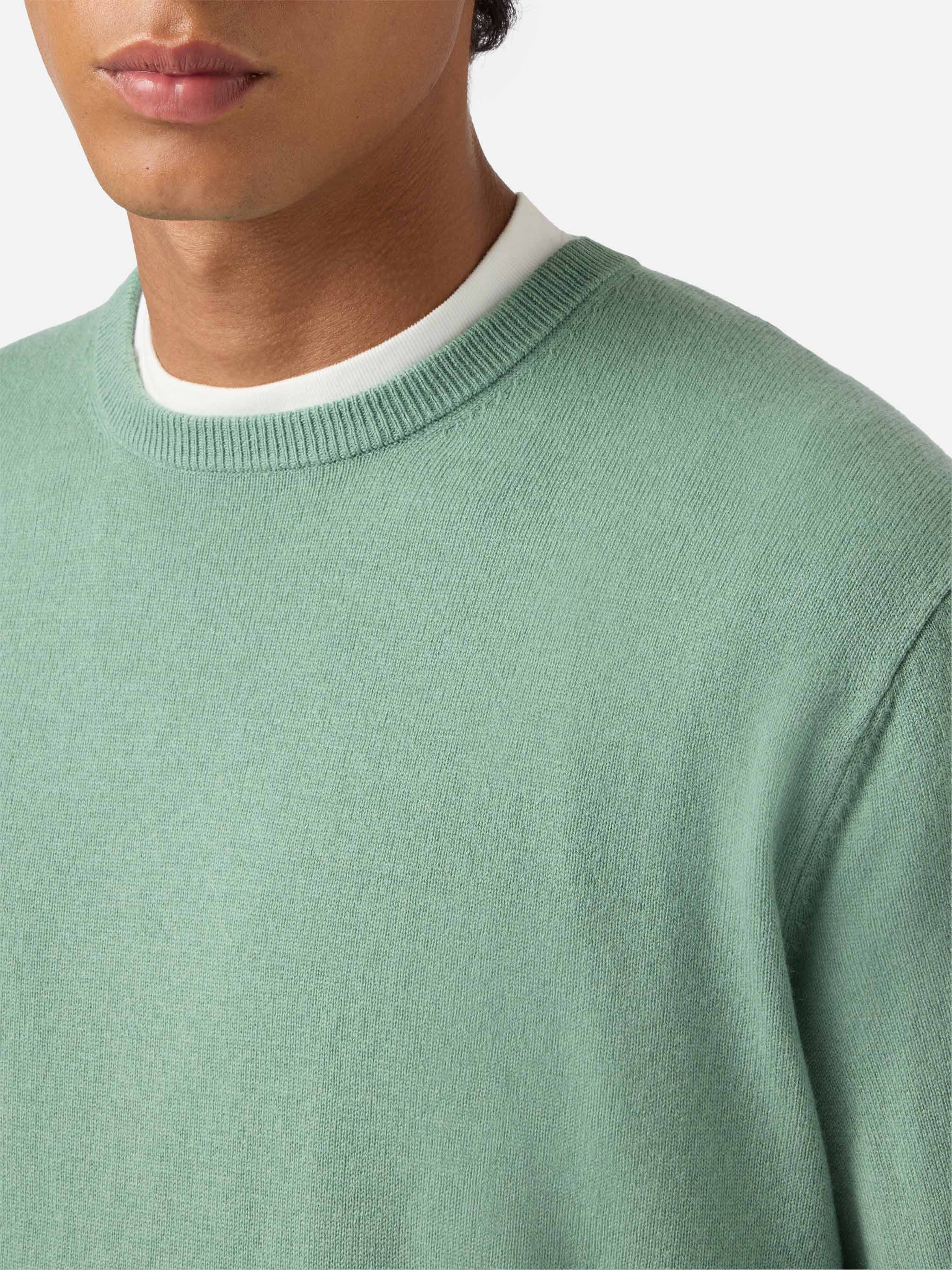 mc2-saint-barth-regent-maglione-lana-merino-cashmere-verde-salvia-uomo image 2