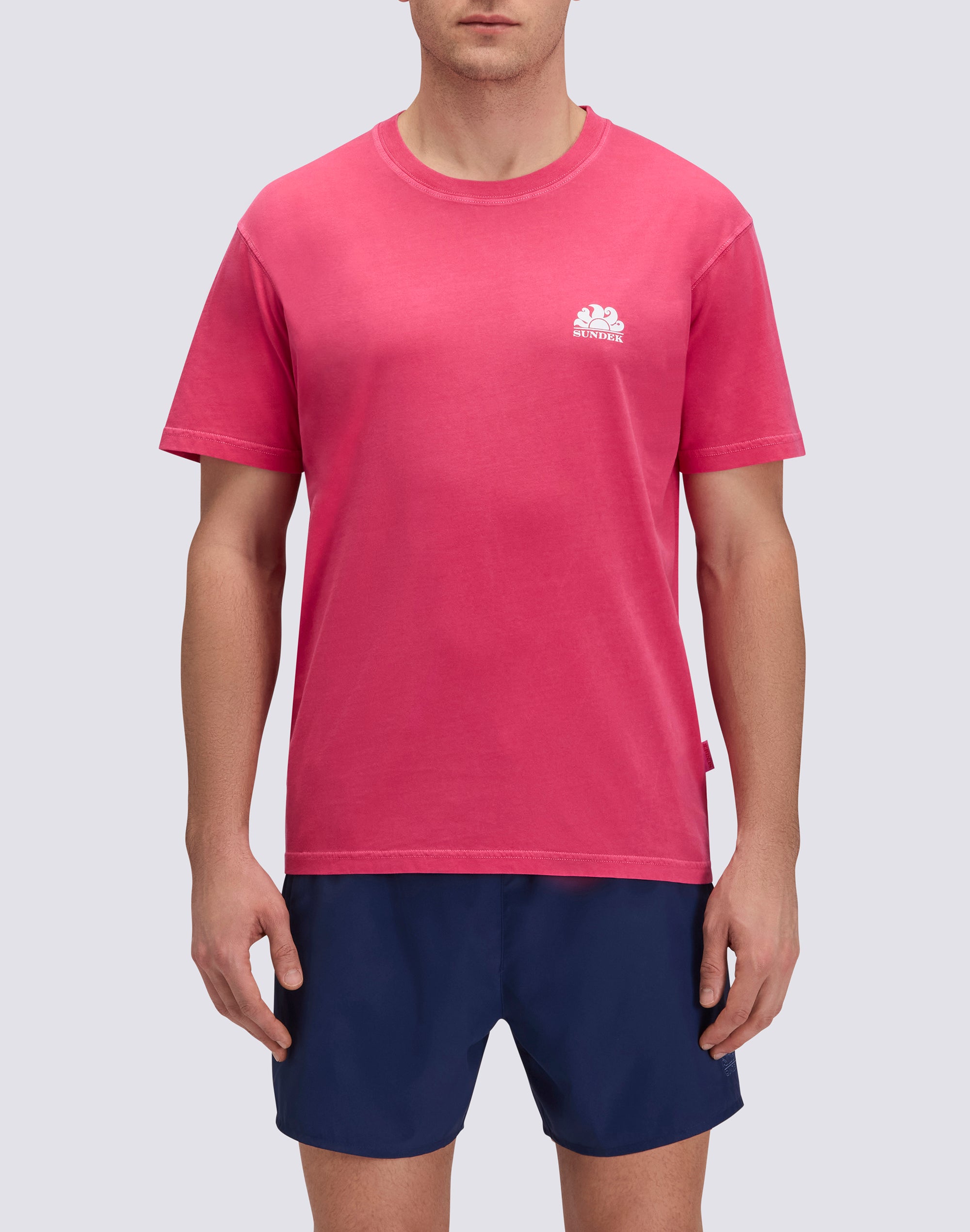 sundek-goldenwave-t-shirt-uomo-girocollo-tinto-capo image 1