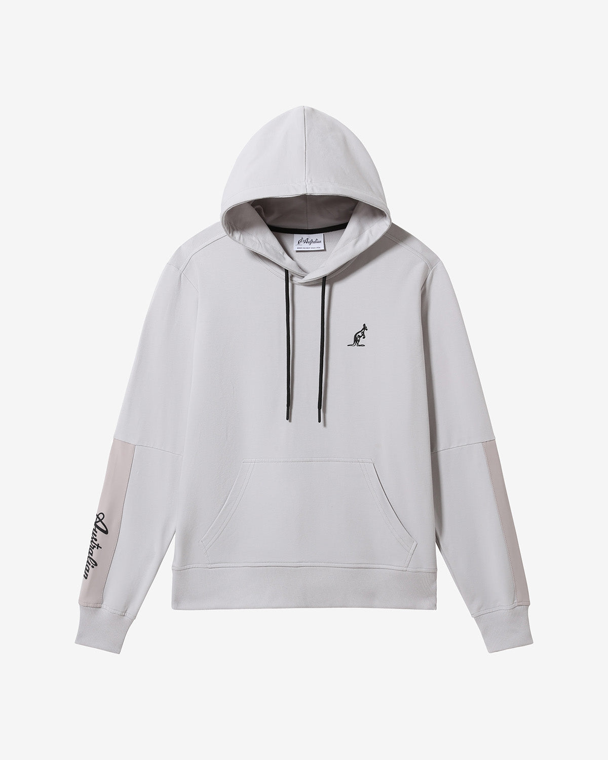 australian-city-hoodie-lsufe0018-felpa-con-cappuccio-cenere image 6