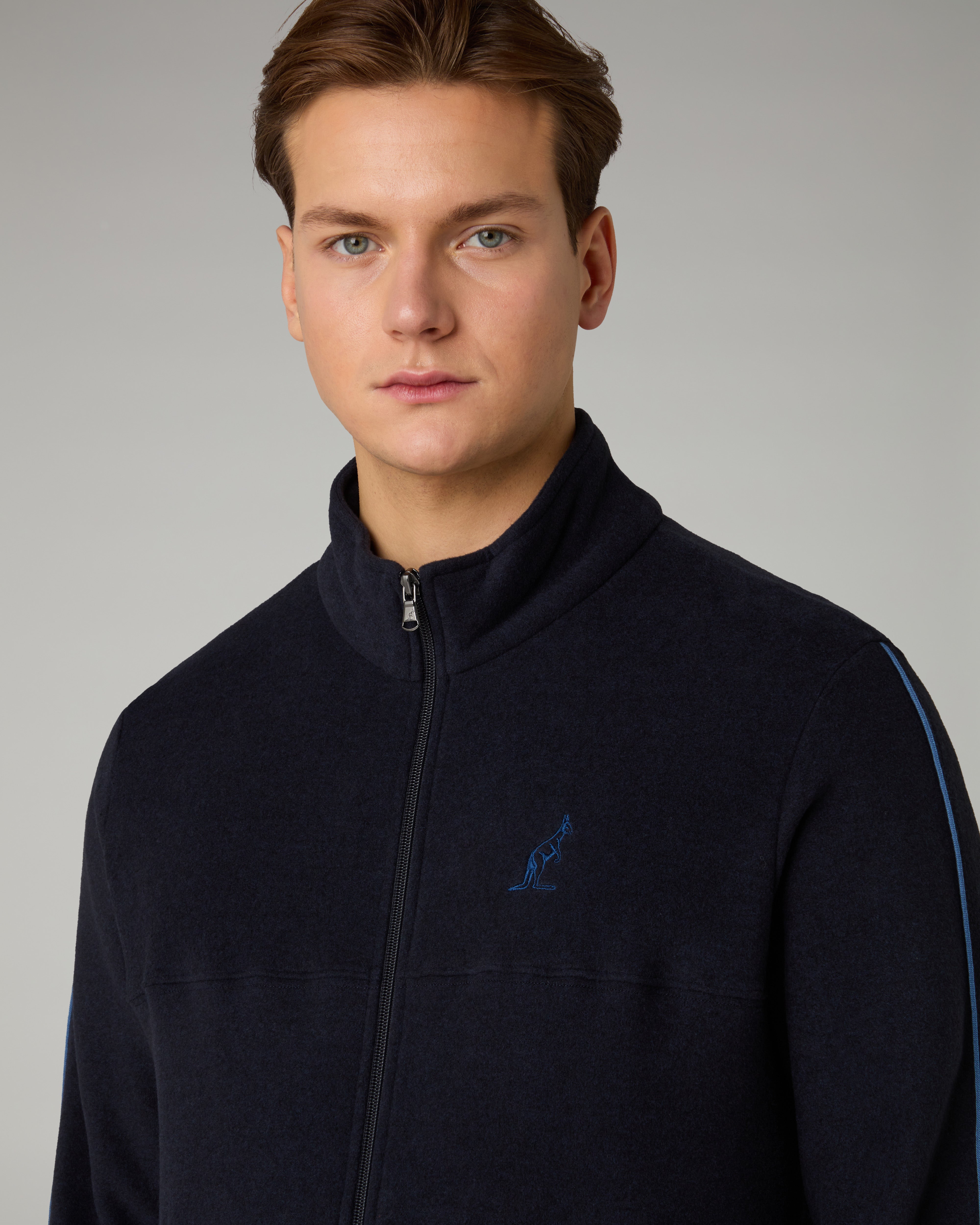 australian-classy-tracksuit-tuta-softech-blu-navy image 4