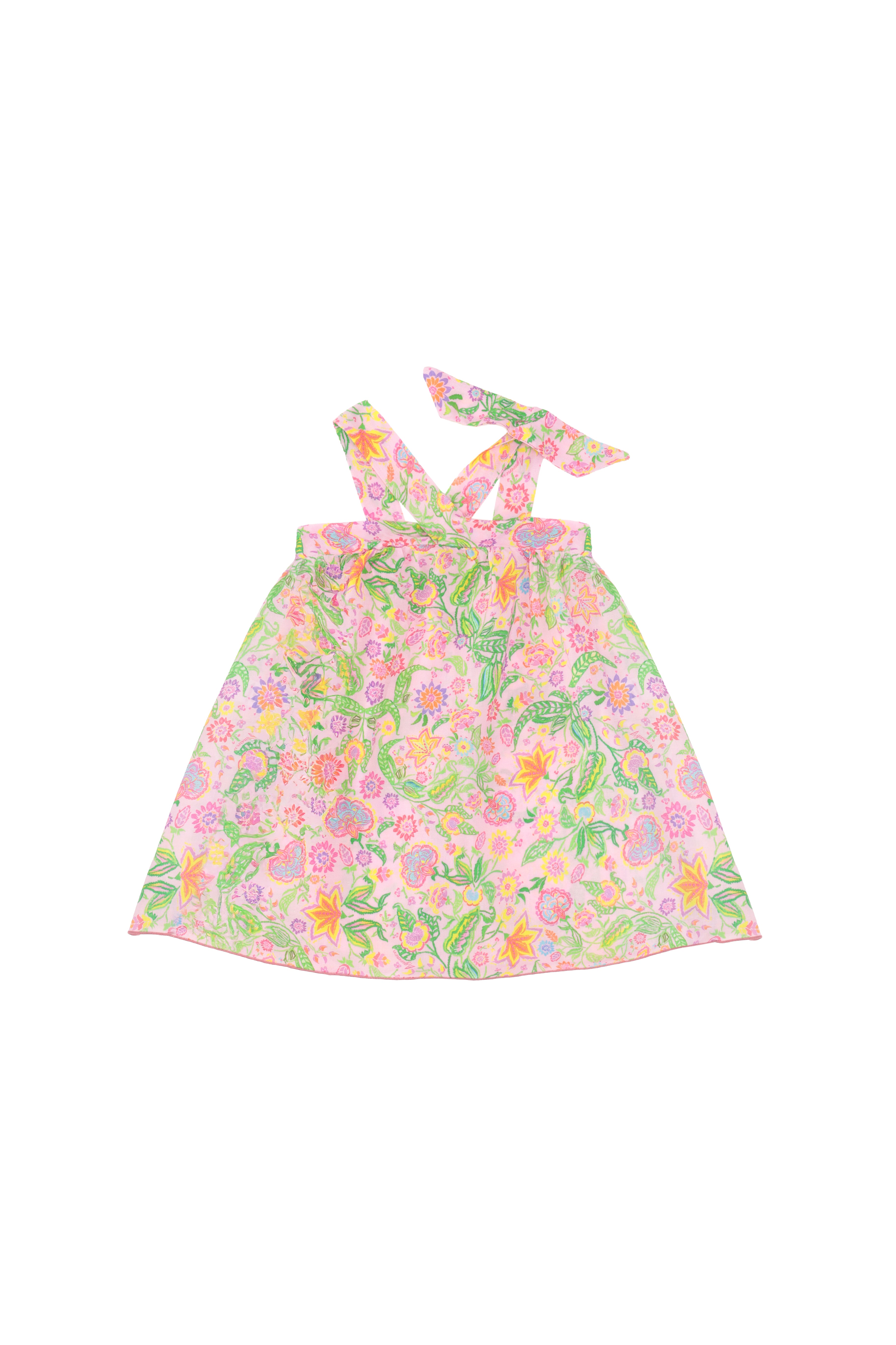4giveness-abito-nastri-incrocio-flowers-color-abito-neonata image 1