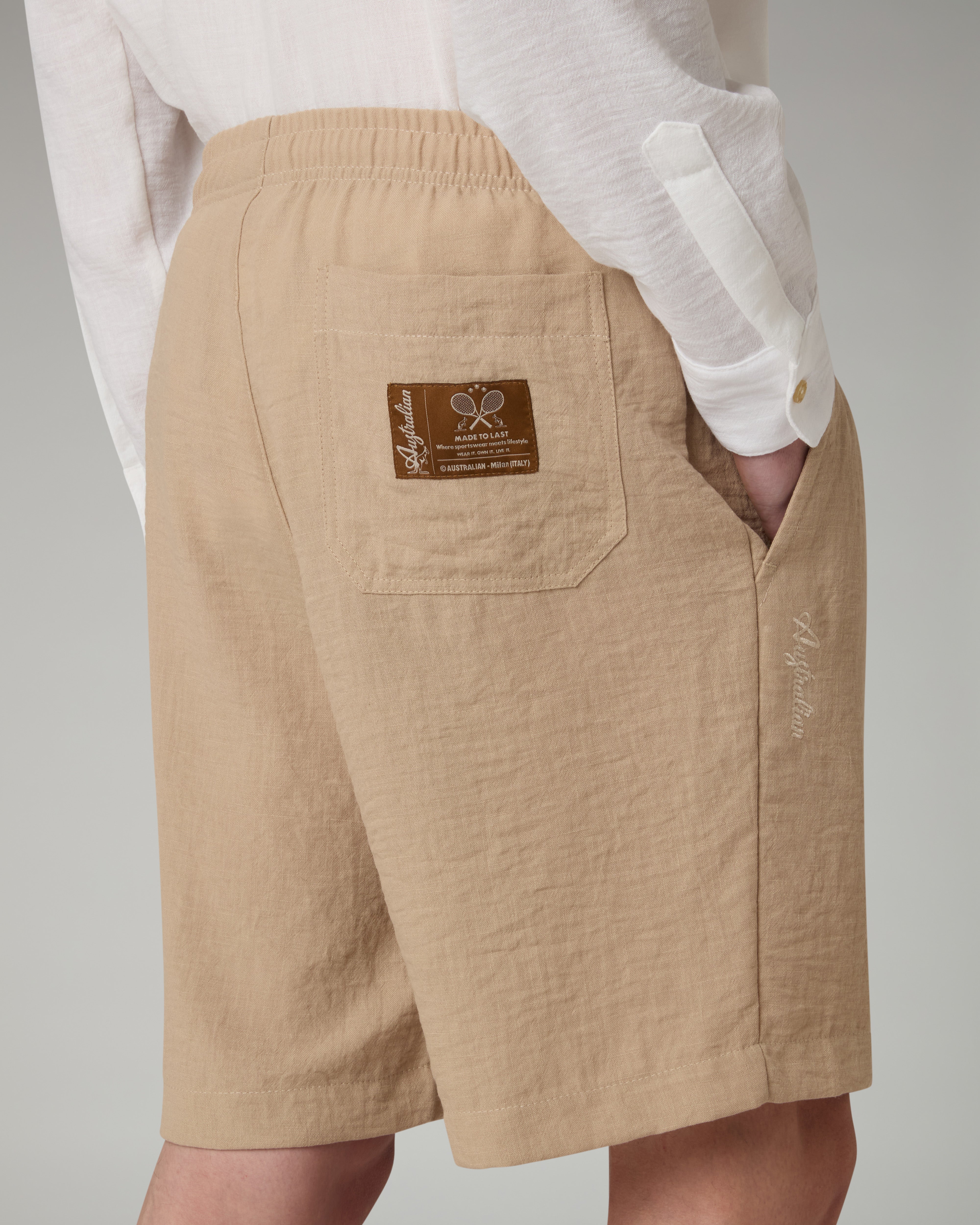 australian-doric-light-short-kaki-in-canvas image 5