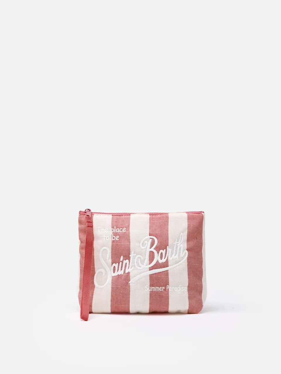 mc2-saint-barth-pochette-aline-soft-in-cotone-lino-con-stampa-a-righe image 1