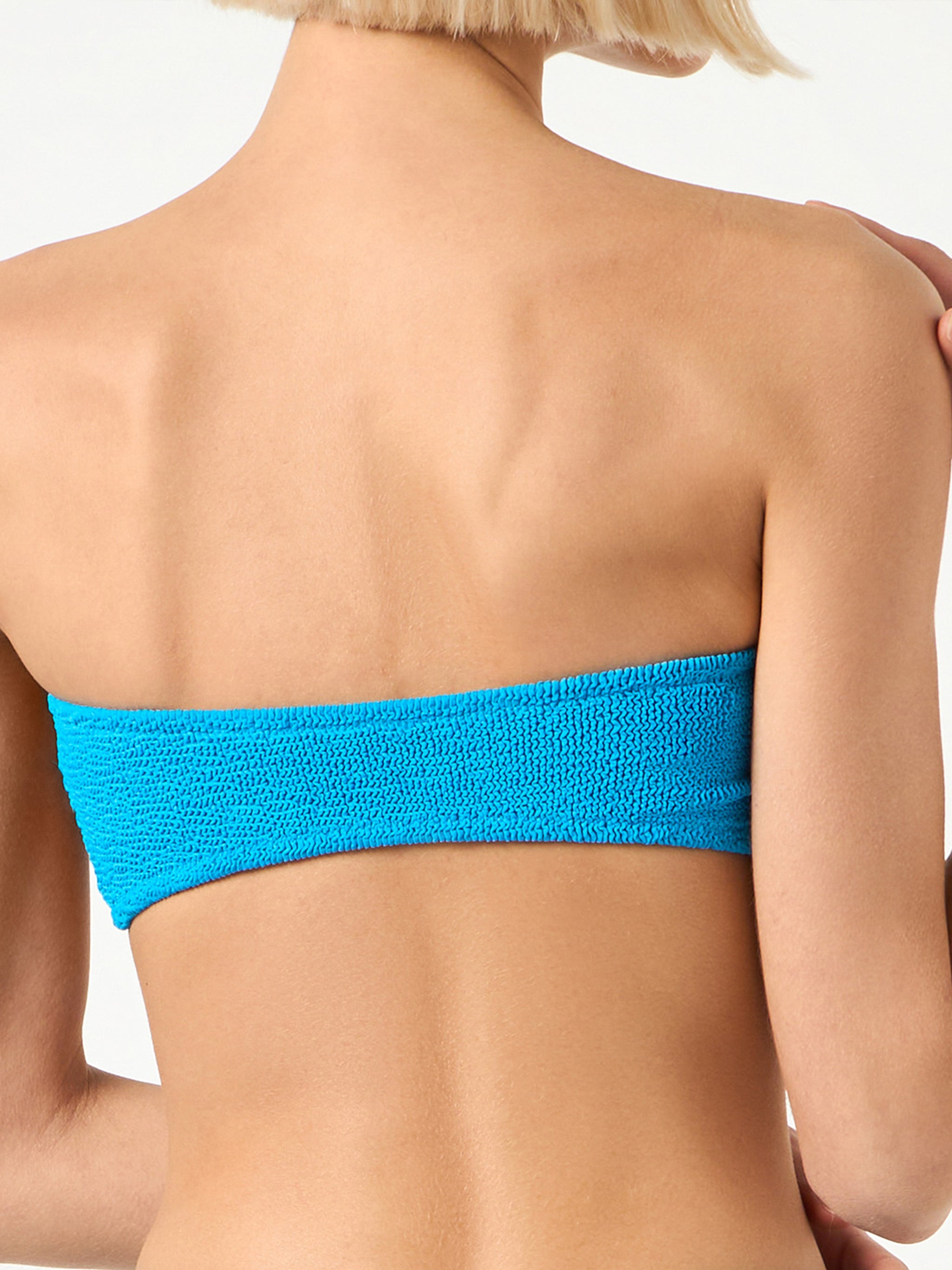 mc2-saint-barth-annice-top-bikini-fascia-crinkle-azzurro-polvere-con-nodo image 4