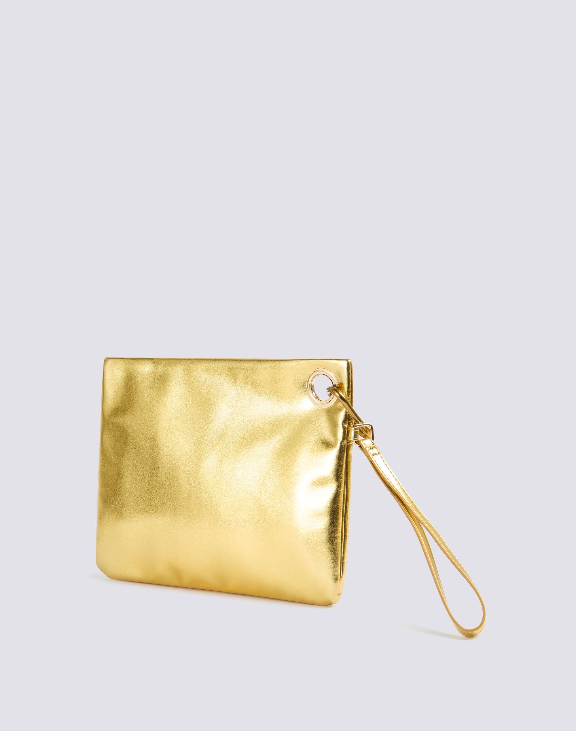 sundek-borsa-clutch-laminata-con-logo-22x27-cm image 2