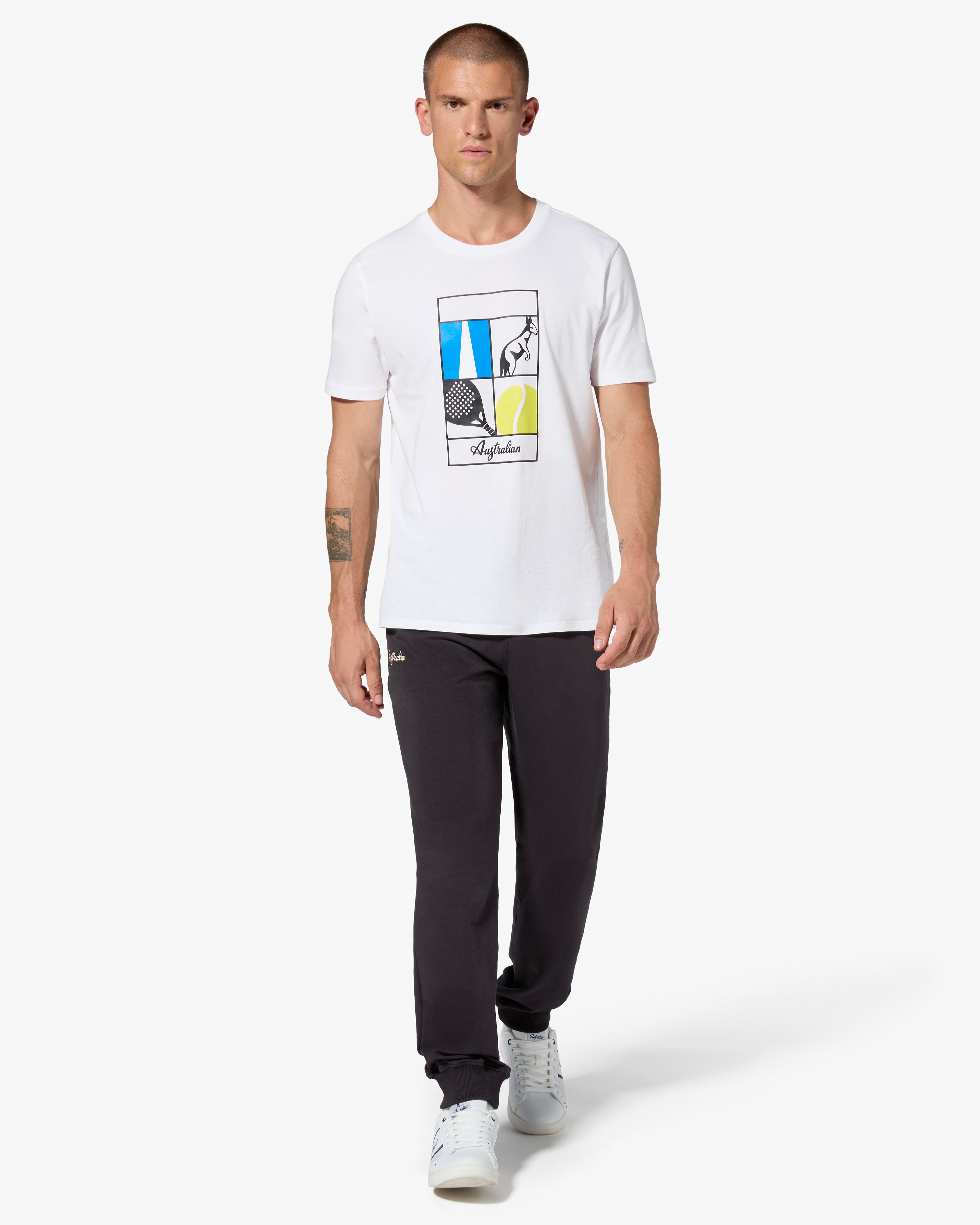 australian-essential-camomaps-track-pant-pantalone-felpa-antracite image 2