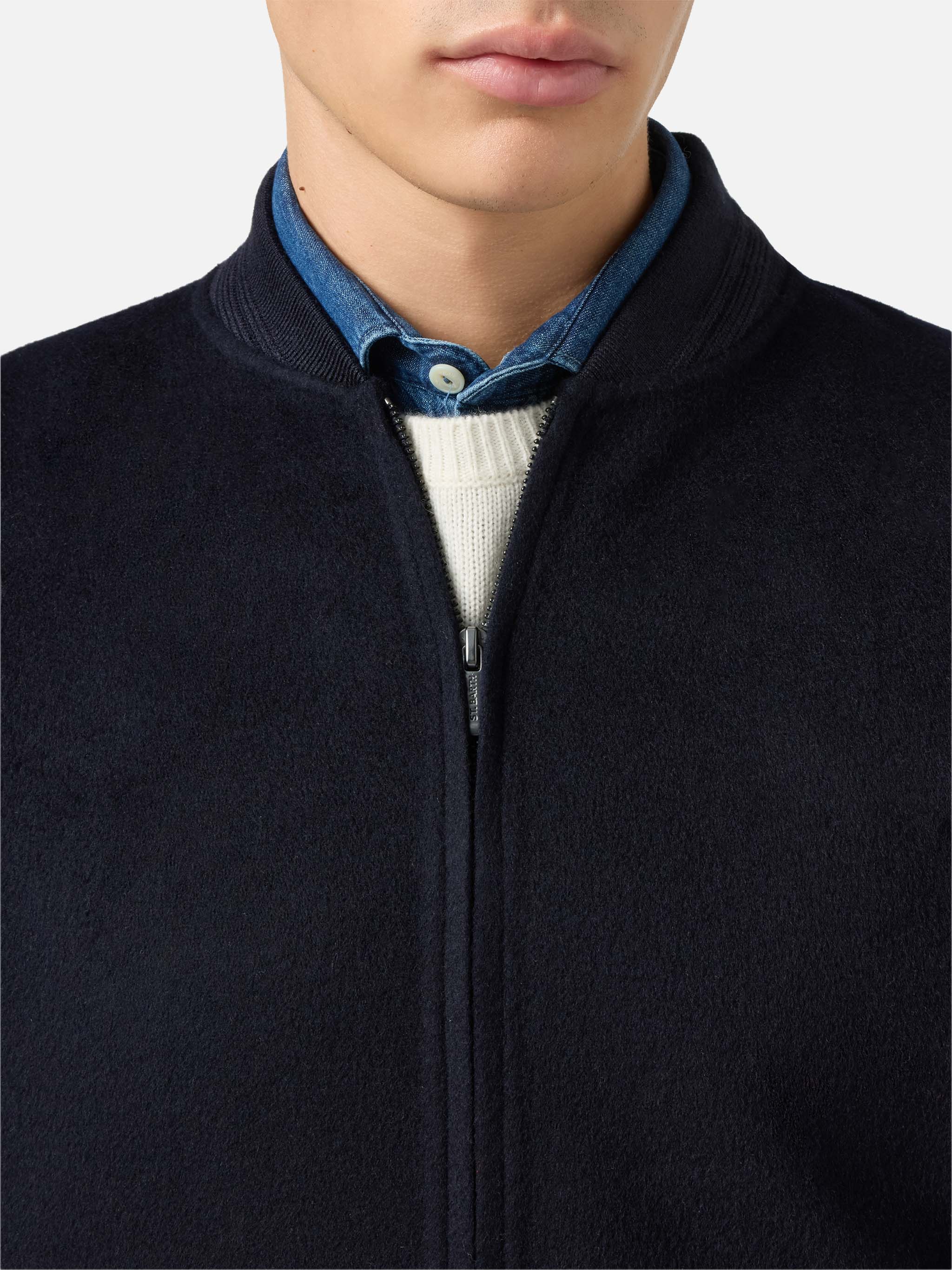 mc2-saint-barth-bomber-camden-in-lana-blu-sfoderato-da-uomo image 3
