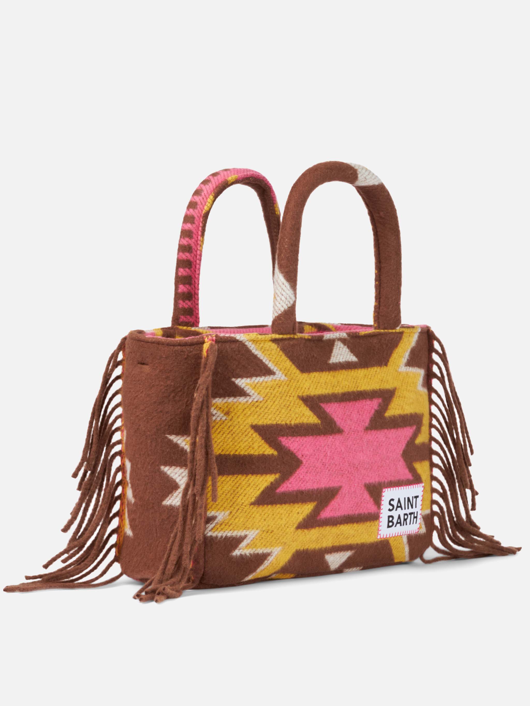 mc2-saint-barth-colette-borsa-blanket-stampa-etnica-marrone-30x22x12-cm image 3