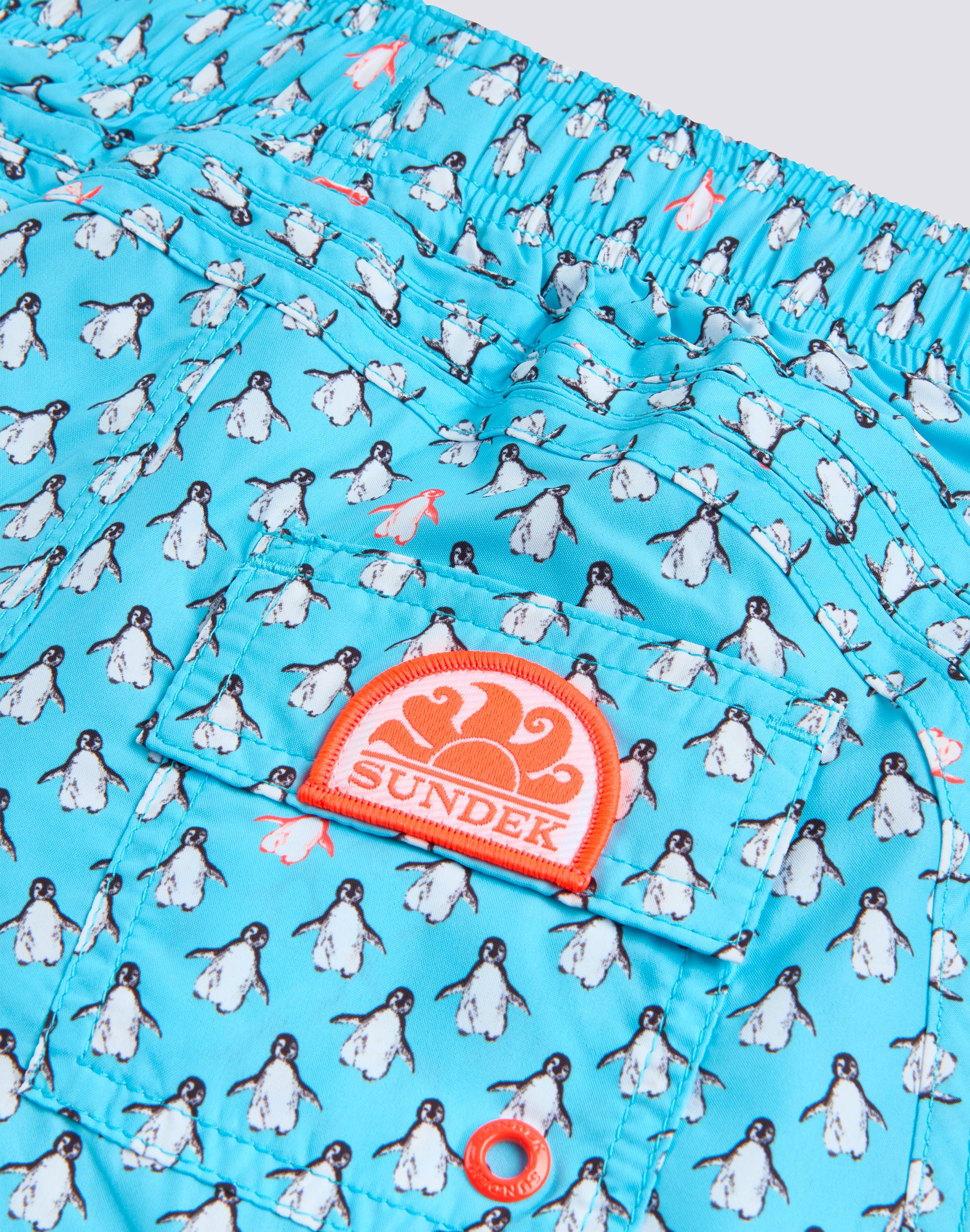 sundek-costume-boxer-bambino-corto-repreve-con-stampa-pingu image 3