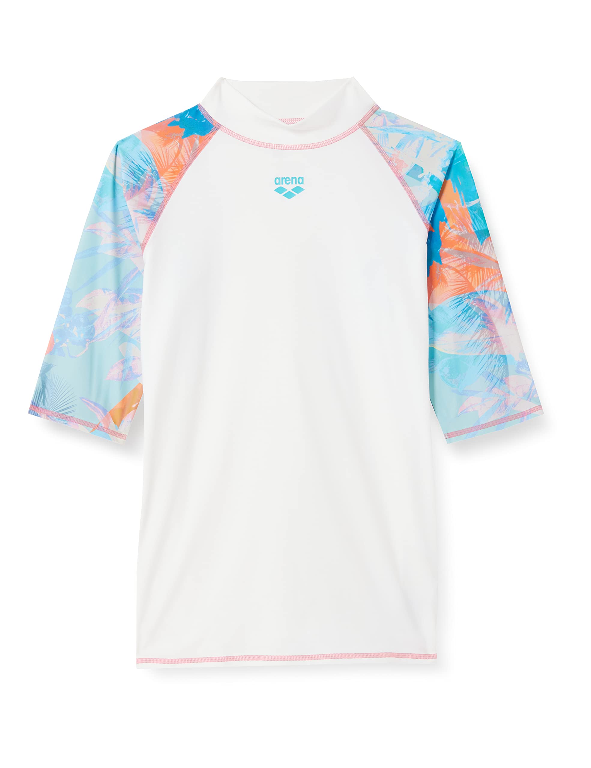 arena-w-rash-vest-s-s-allover-maglia-donna-a-maniche-corte-con-protezione-uv-upf image 1