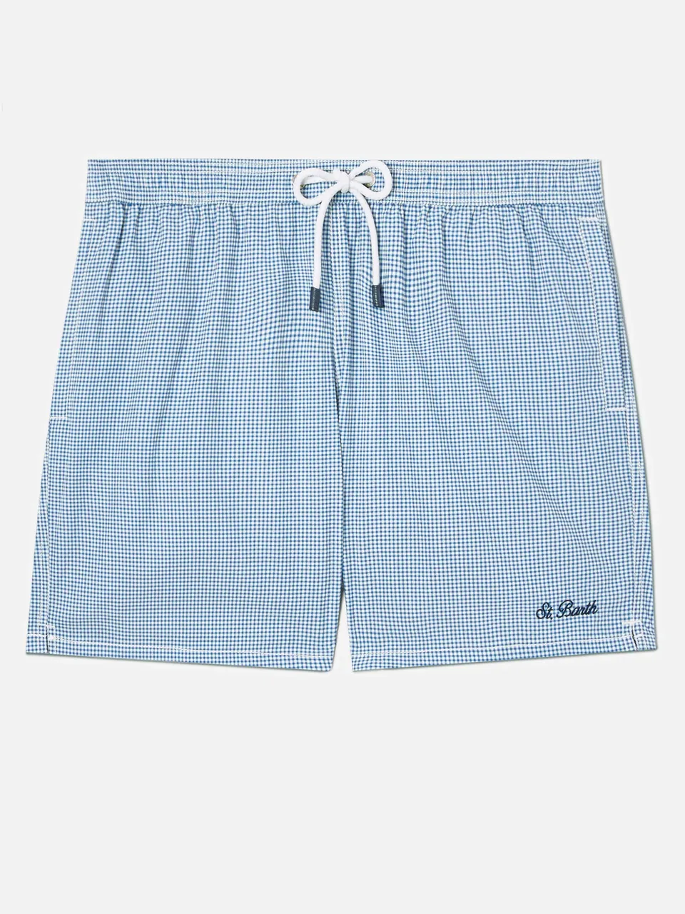 mc2-saint-barth-costume-mare-patmos-seersucker-vichy-blu-e-bianco-uomo image 1