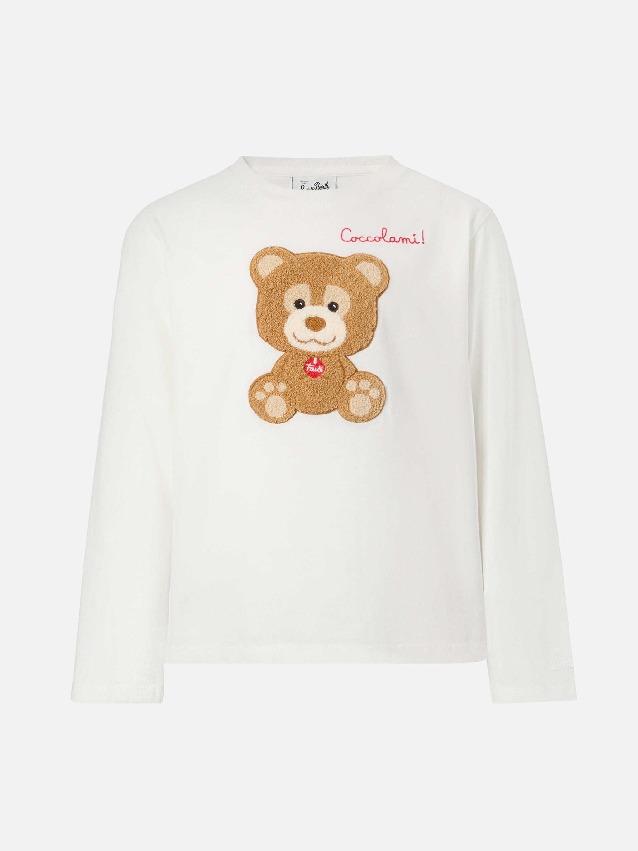mc2-saint-barth-penny-t-shirt-bambina-bianca-orsetto-trudi-special-edition image 1