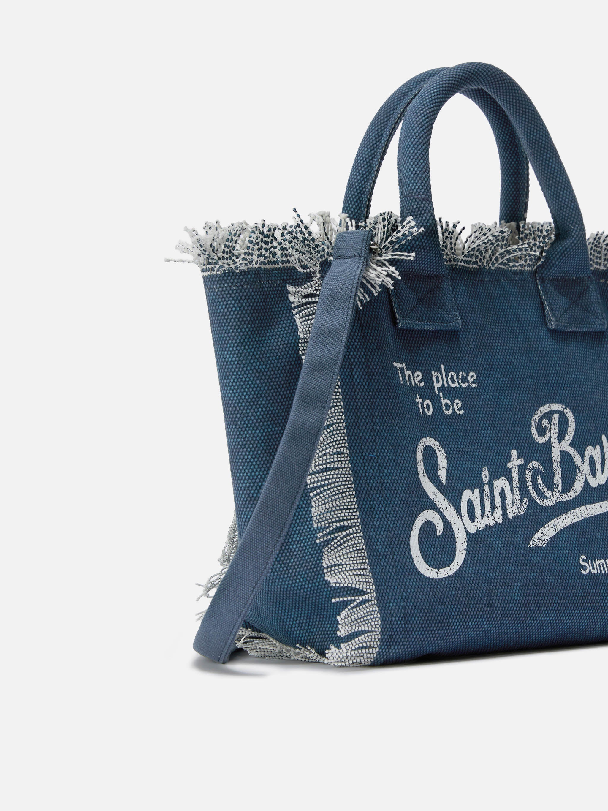 mc2-saint-barth-borsa-colette-blu-indaco-in-canvas-con-frange image 3