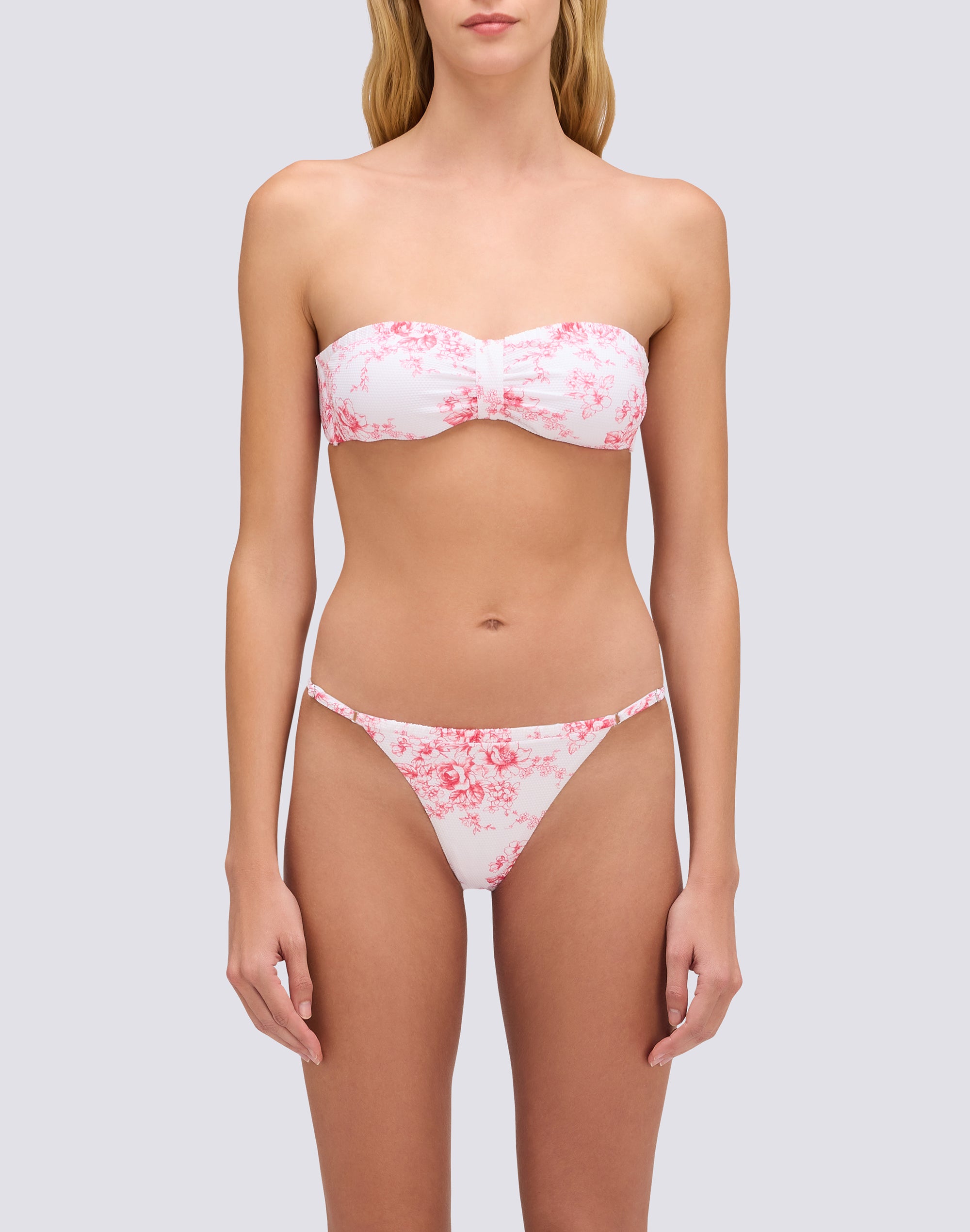 sundek-ioni-bikini-top-a-fascia-donna-fantasia-rose-de-joie image 1