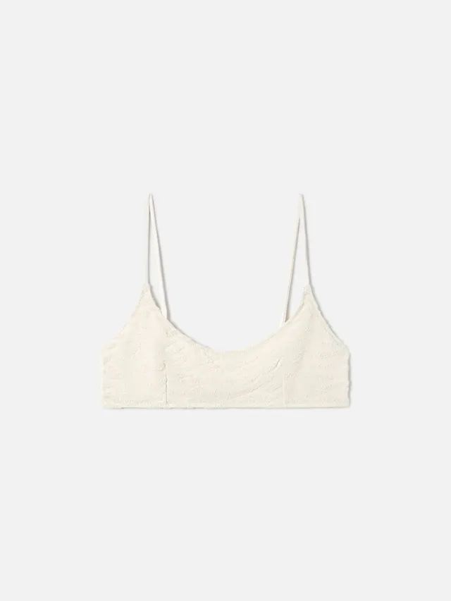 mc2-saint-barth-top-donna-judy-spugna-zebra-beige-spalline-regolabili image 1