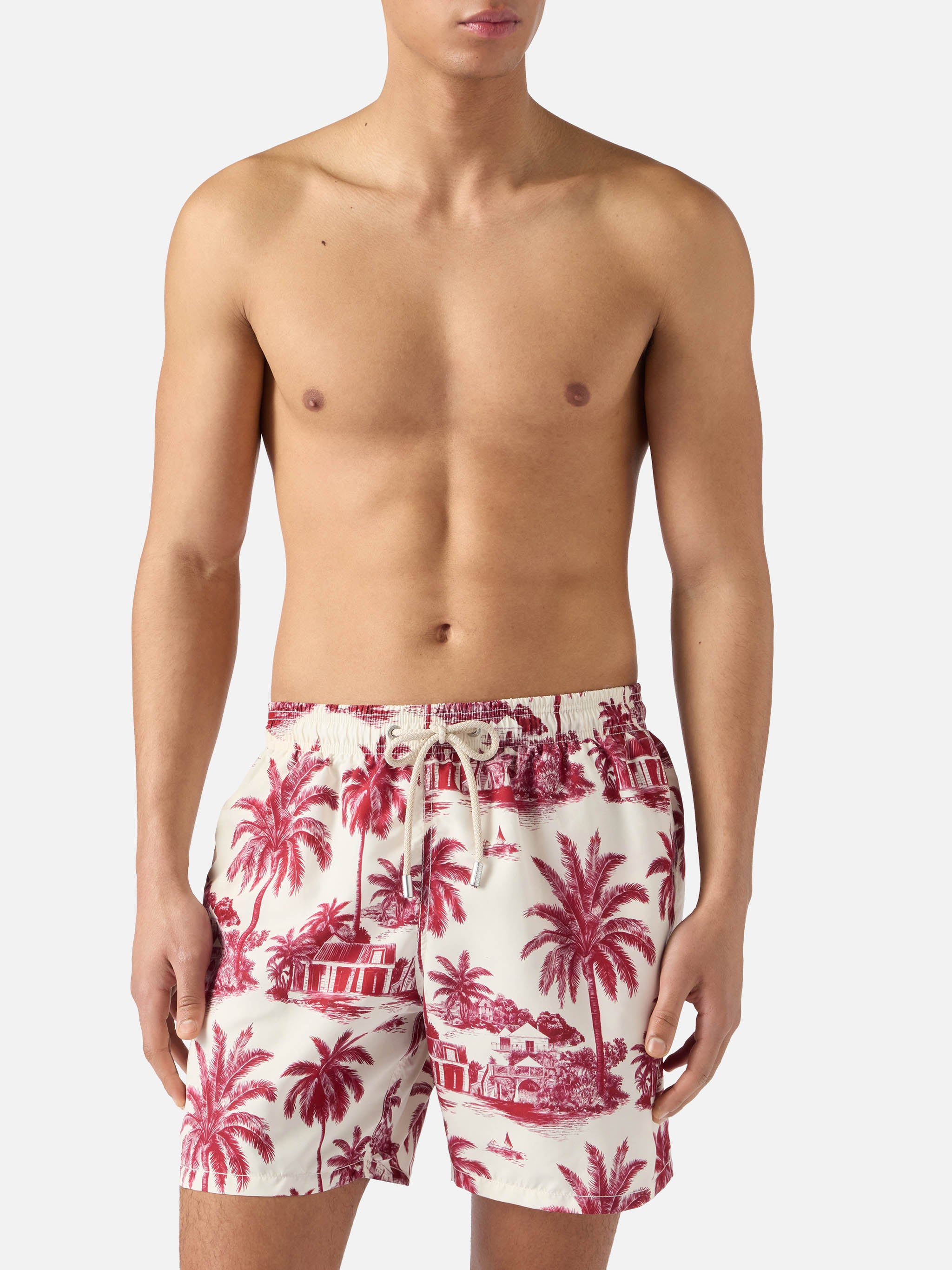 costume-da-bagno-uomo-mc2-saint-barth-gustavia-toile-de-jouy-bordeaux-special-ed image 3