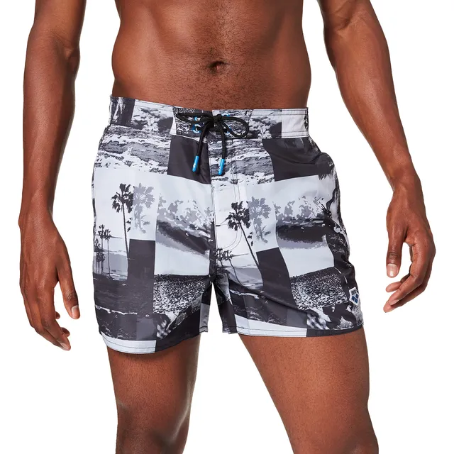 arena-icons-team-stripe-allover-pantaloncini-mare-uomo image 1