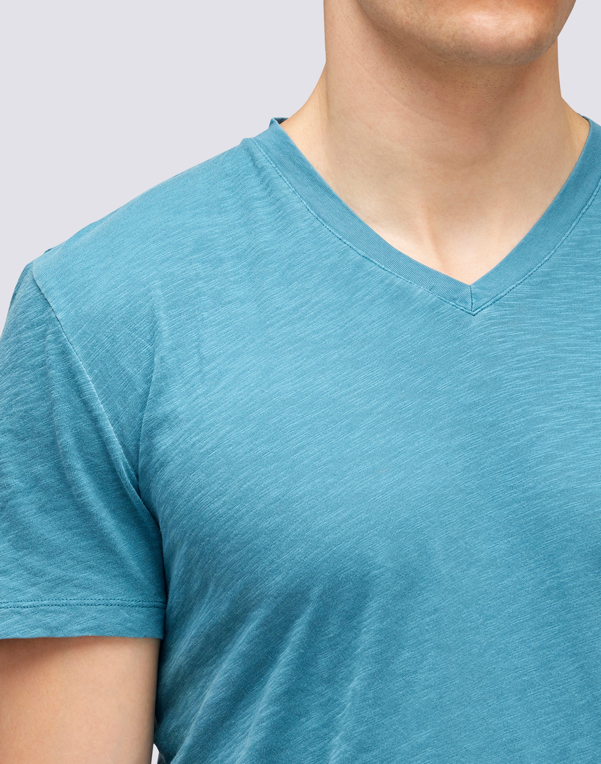 sundek-t-shirt-uomo-tinto-capo-scollo-a-v-mezza-manica image 4