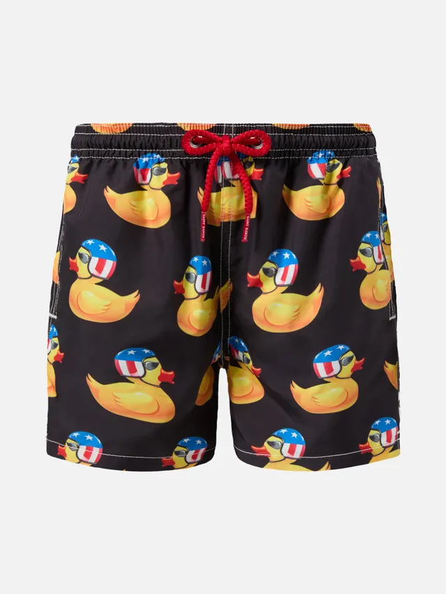 mc2-saint-barth-jean-lighting-costume-boxer-bambino-paperelle-riders-nero image 1