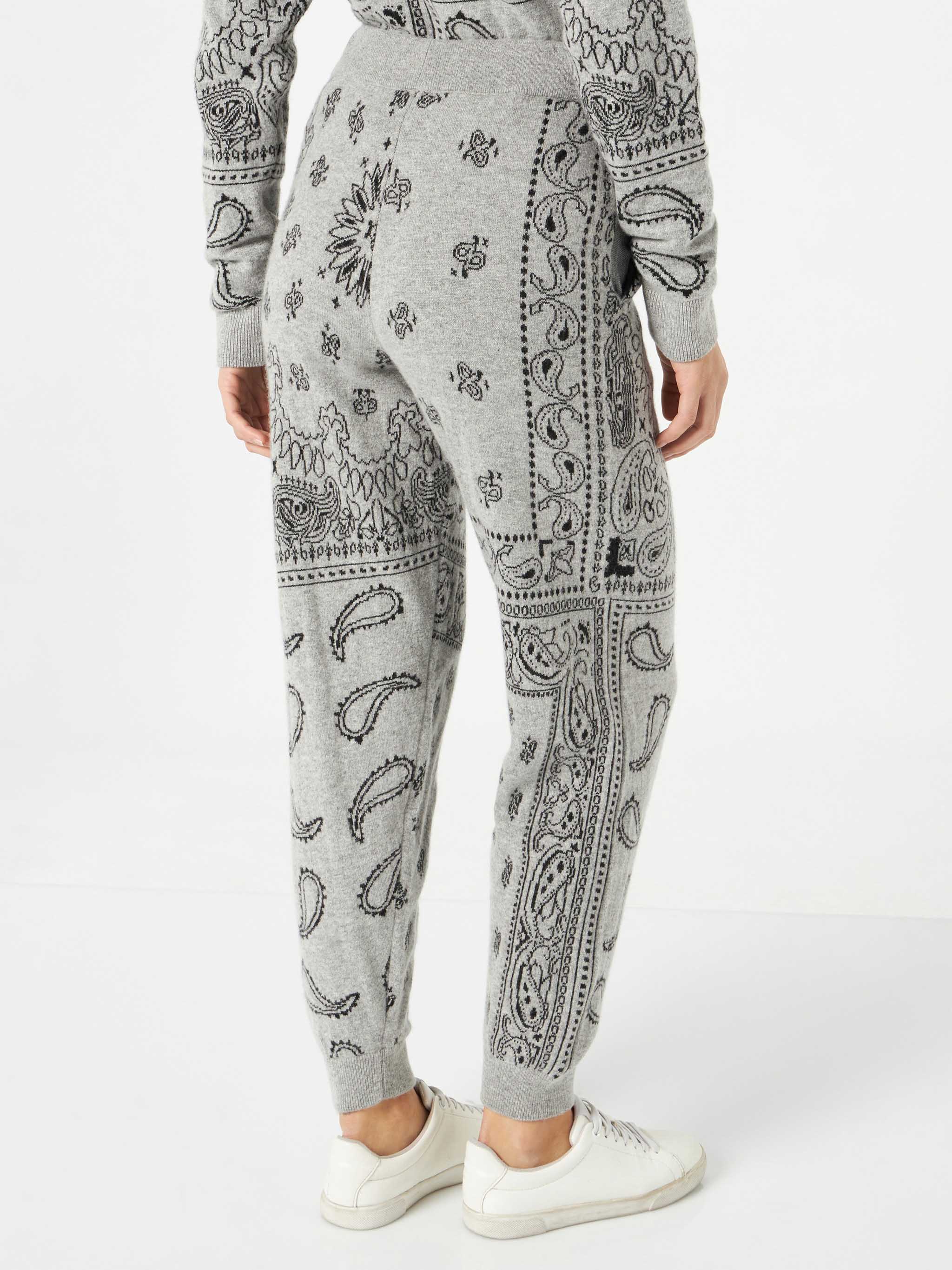 mc2-saint-barth-pantaloni-jogger-donna-maglia-jacquard-bandana-bianca image 3