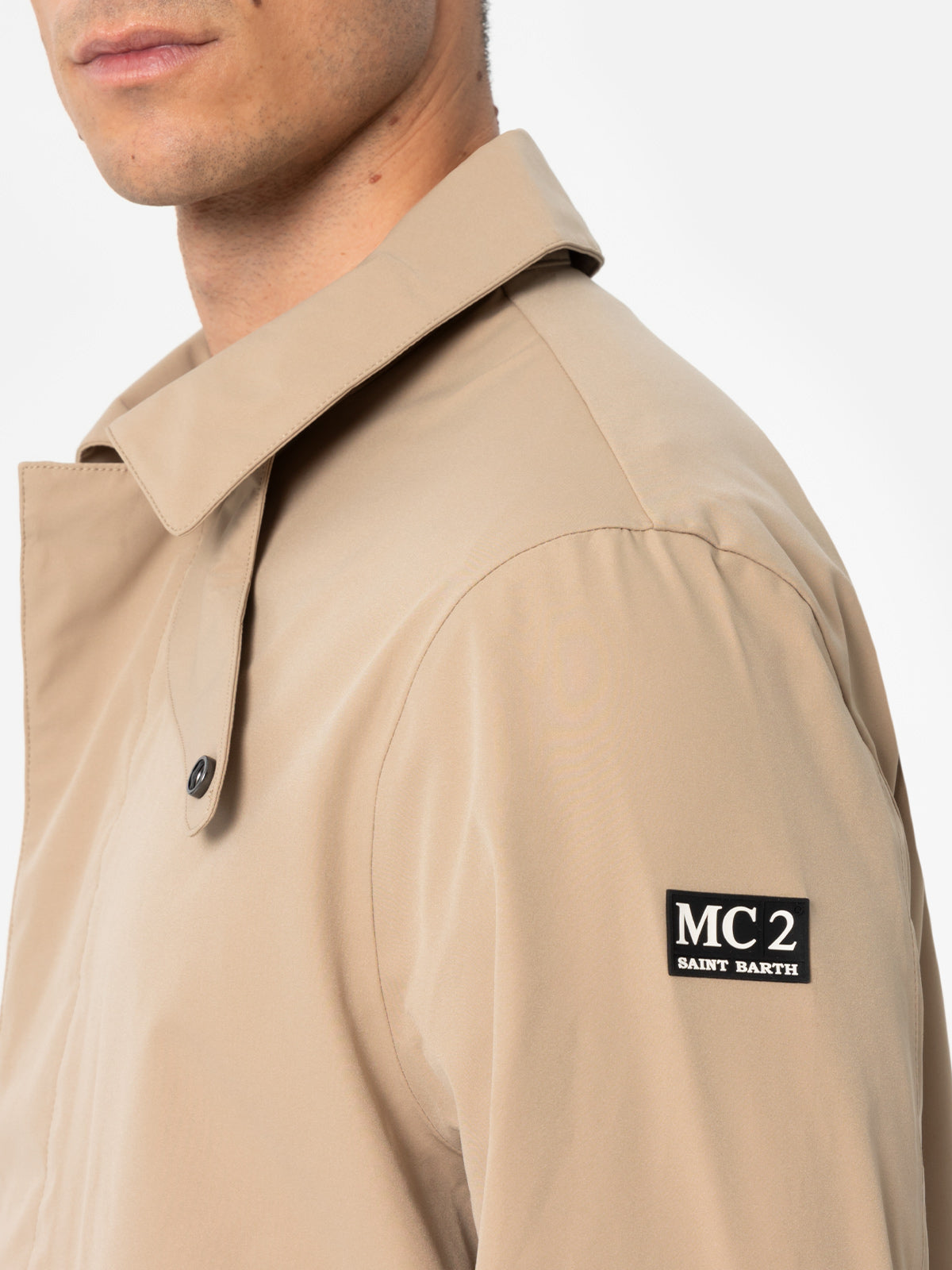 mc2-saint-barth-elbert-trench-da-uomo-beige-in-tessuto-elasticizzato-resistente- image 2