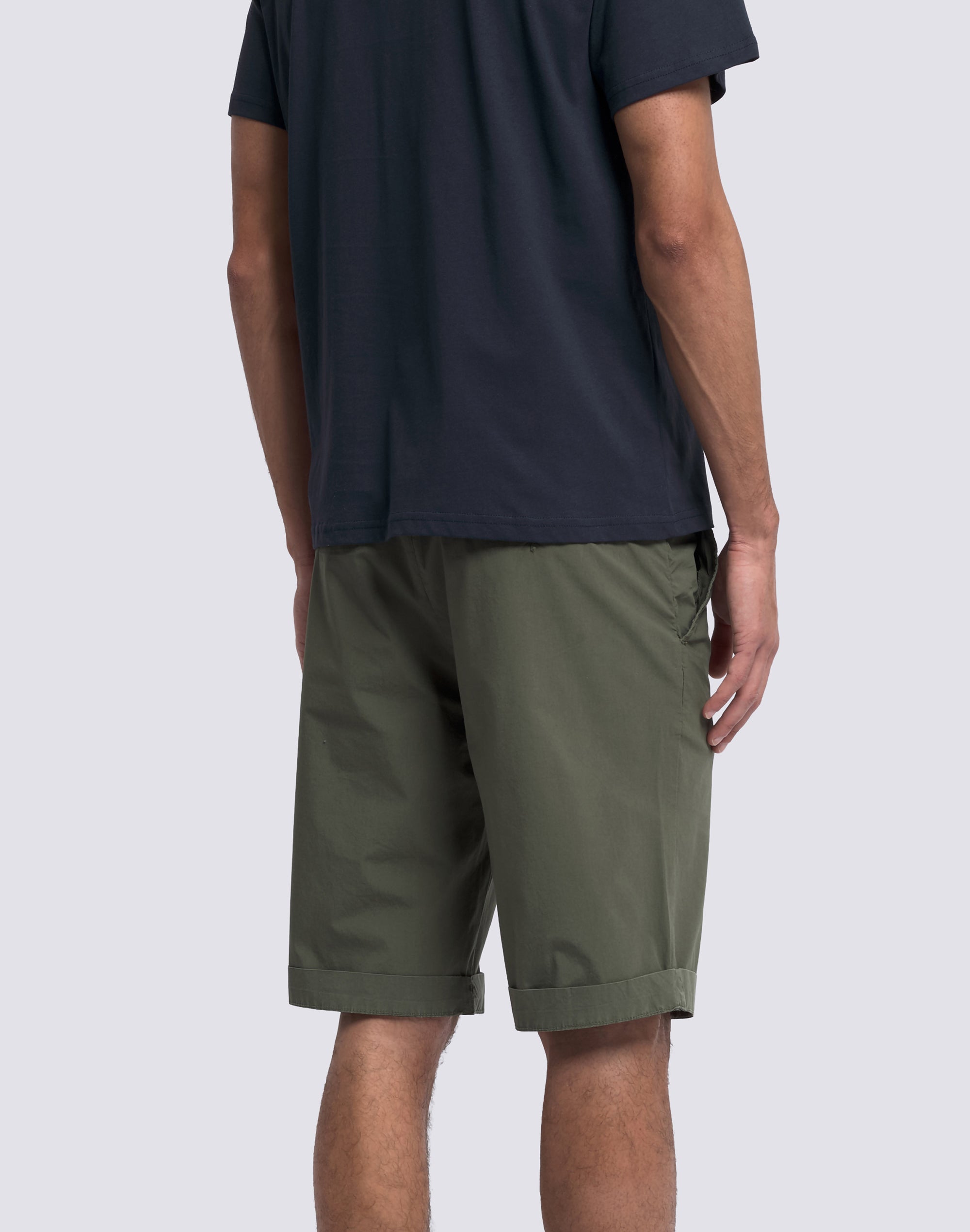 sundek-m304wkpi900-walkshort-uomo-in-popeline-stretch-tinto-capo image 5