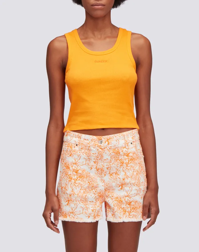 sundek-canotta-crop-donna-con-logo-ricamato-2 image 1