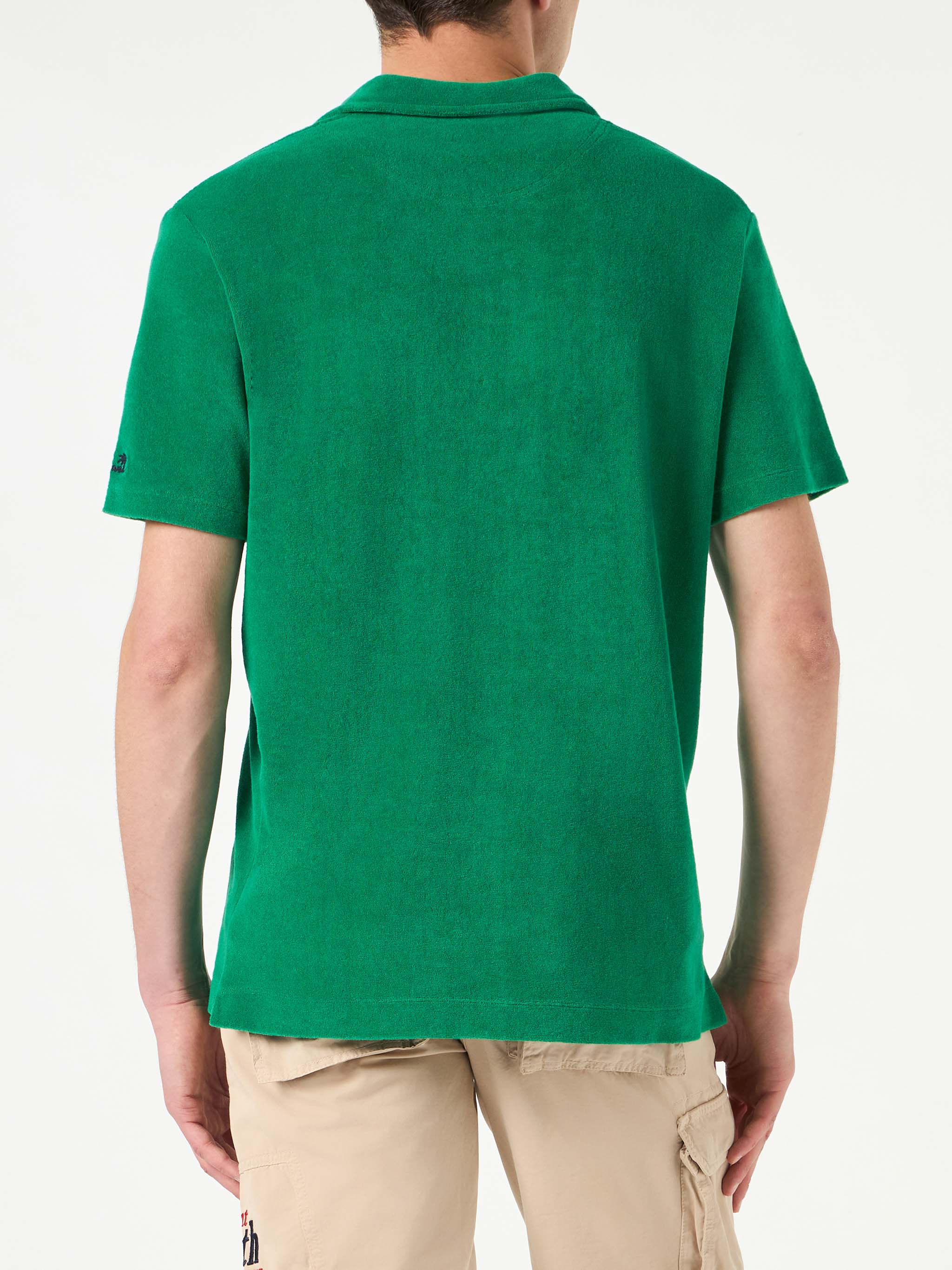 mc2-saint-barth-polo-powel-spugna-verde-ricamo-uomo image 3