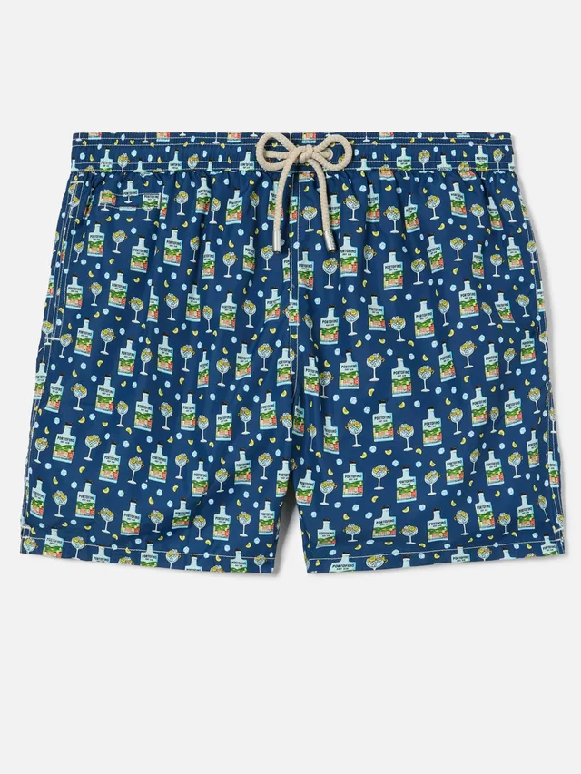 mc2-saint-barth-lighting-micro-costume-mare-da-uomo-navy-stampa-portofino-gin-sp image 1