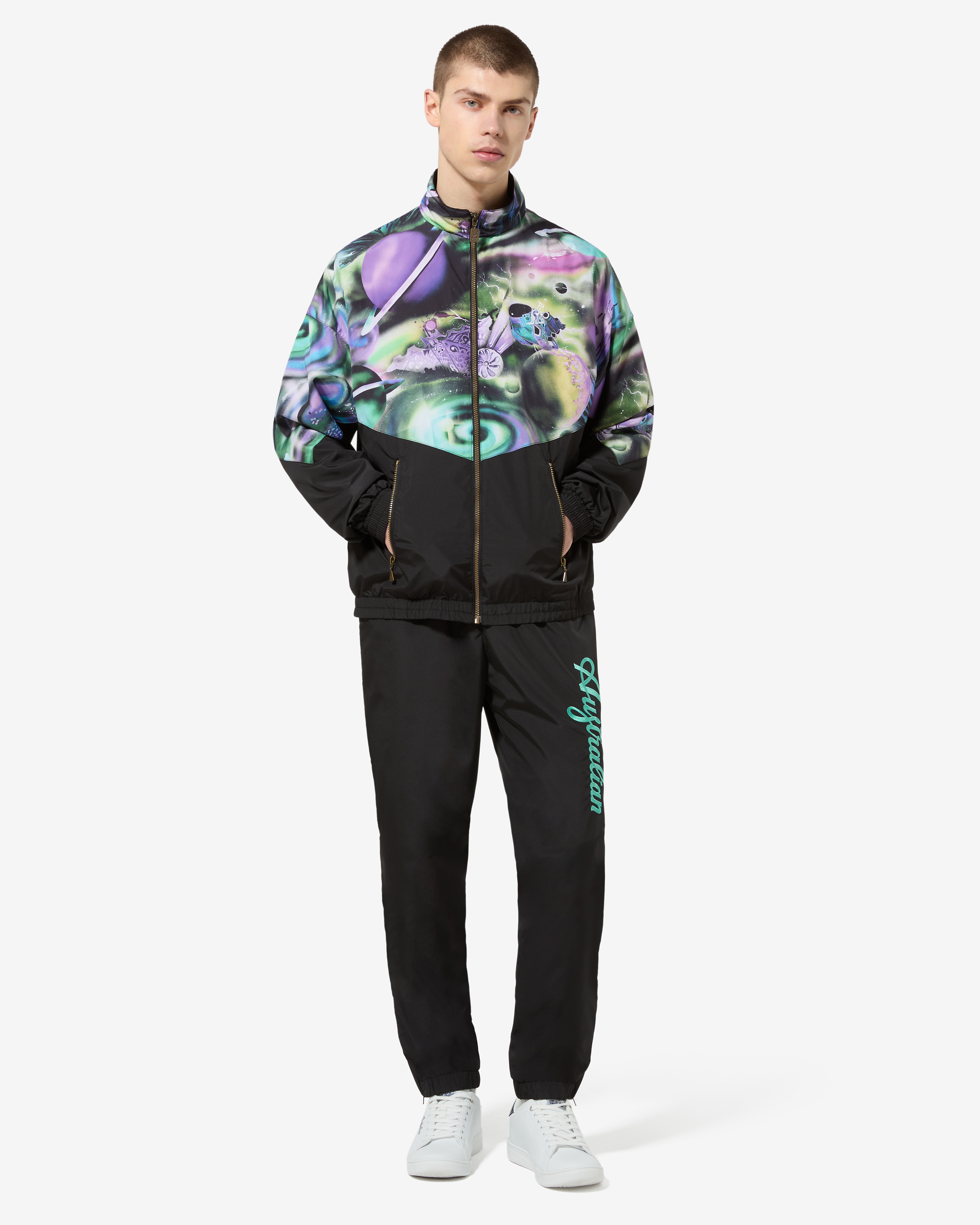 australian-logo-smash-track-pant-pantalone-tuta-uomo-foderato-con-zip image 2