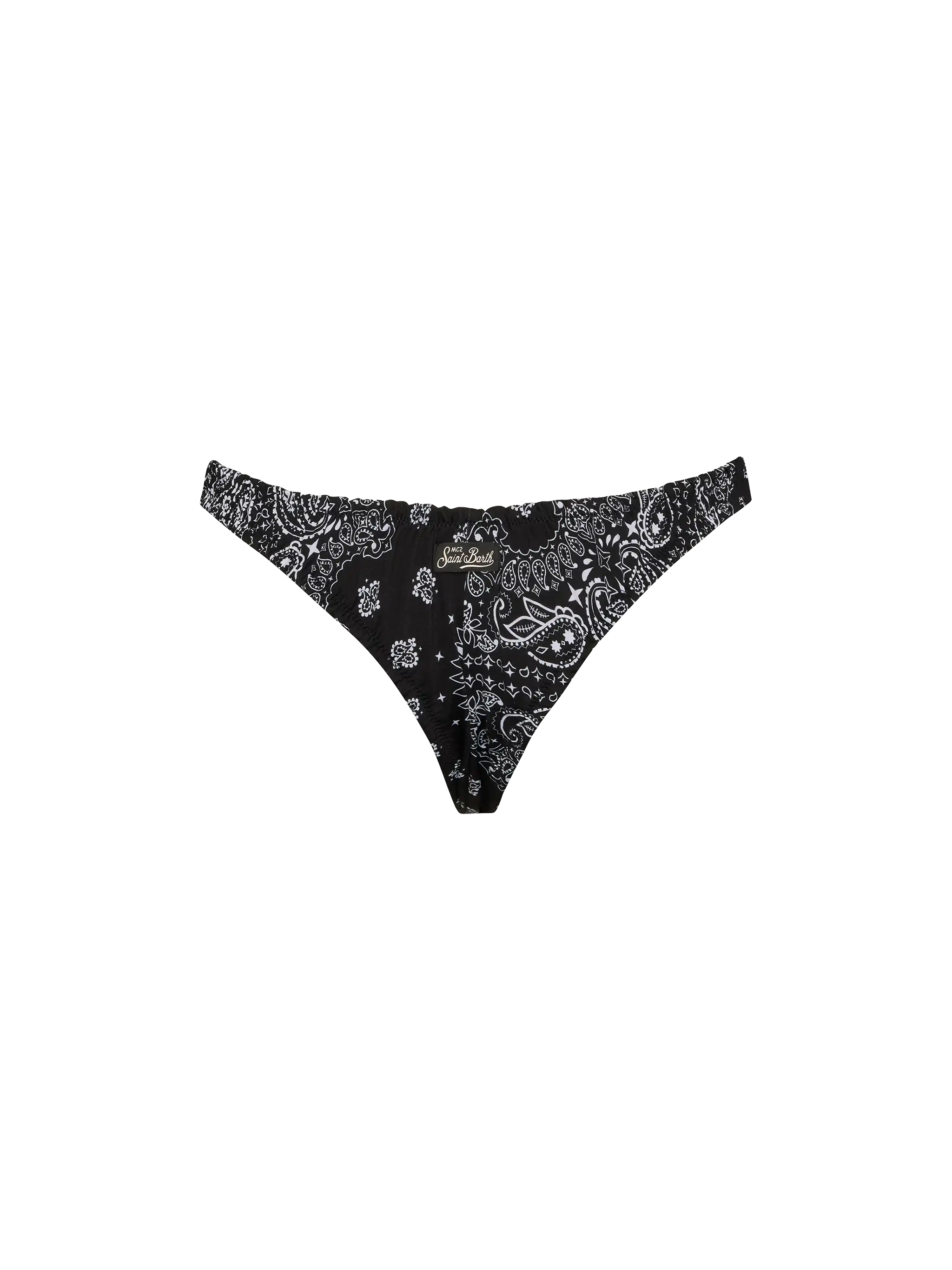 mc2-saint-barth-nalu-slip-mare-cheekiest-stampa-bandana-nero image 2