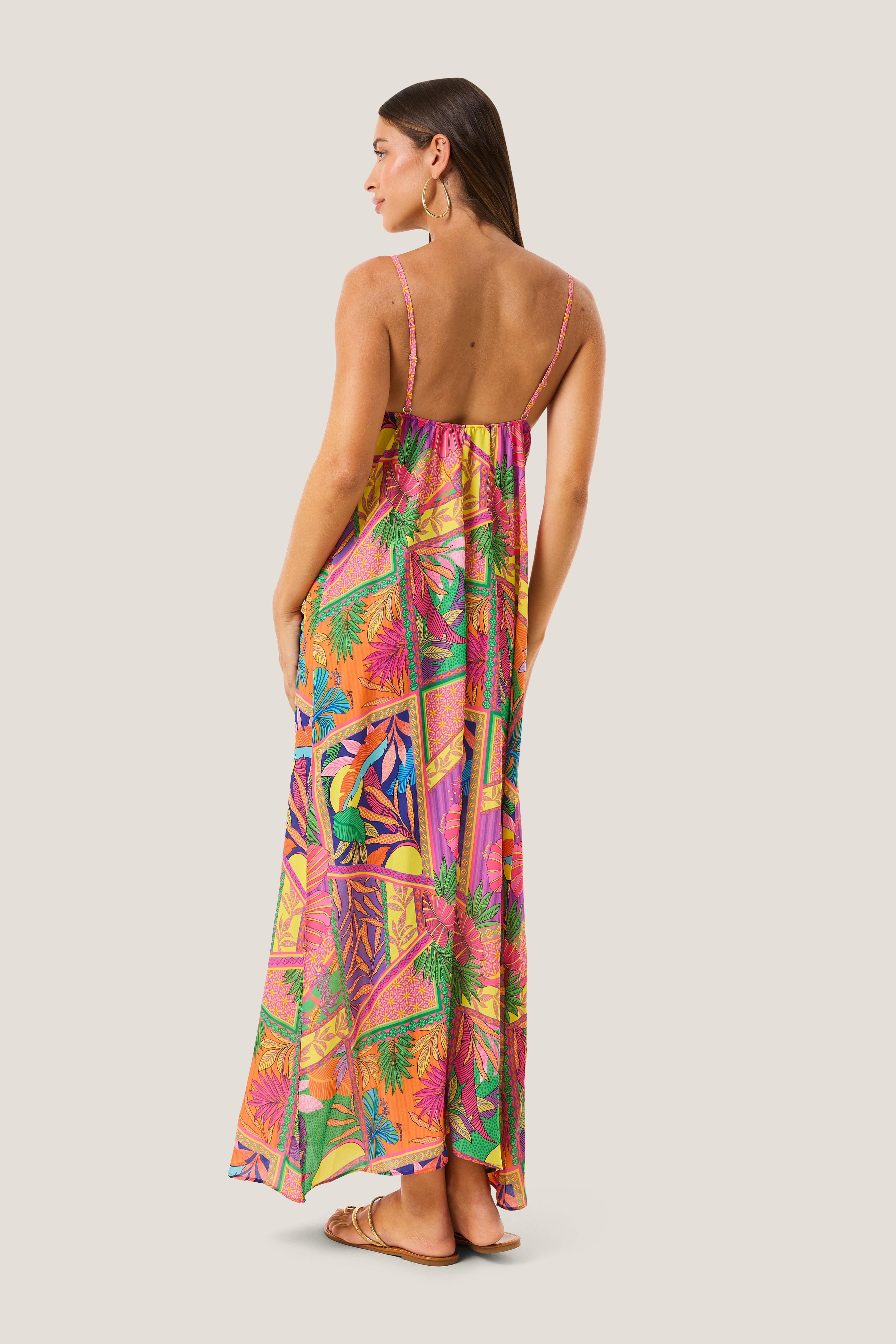4giveness-abito-lungo-pop-foulard-donna-cover-up image 2