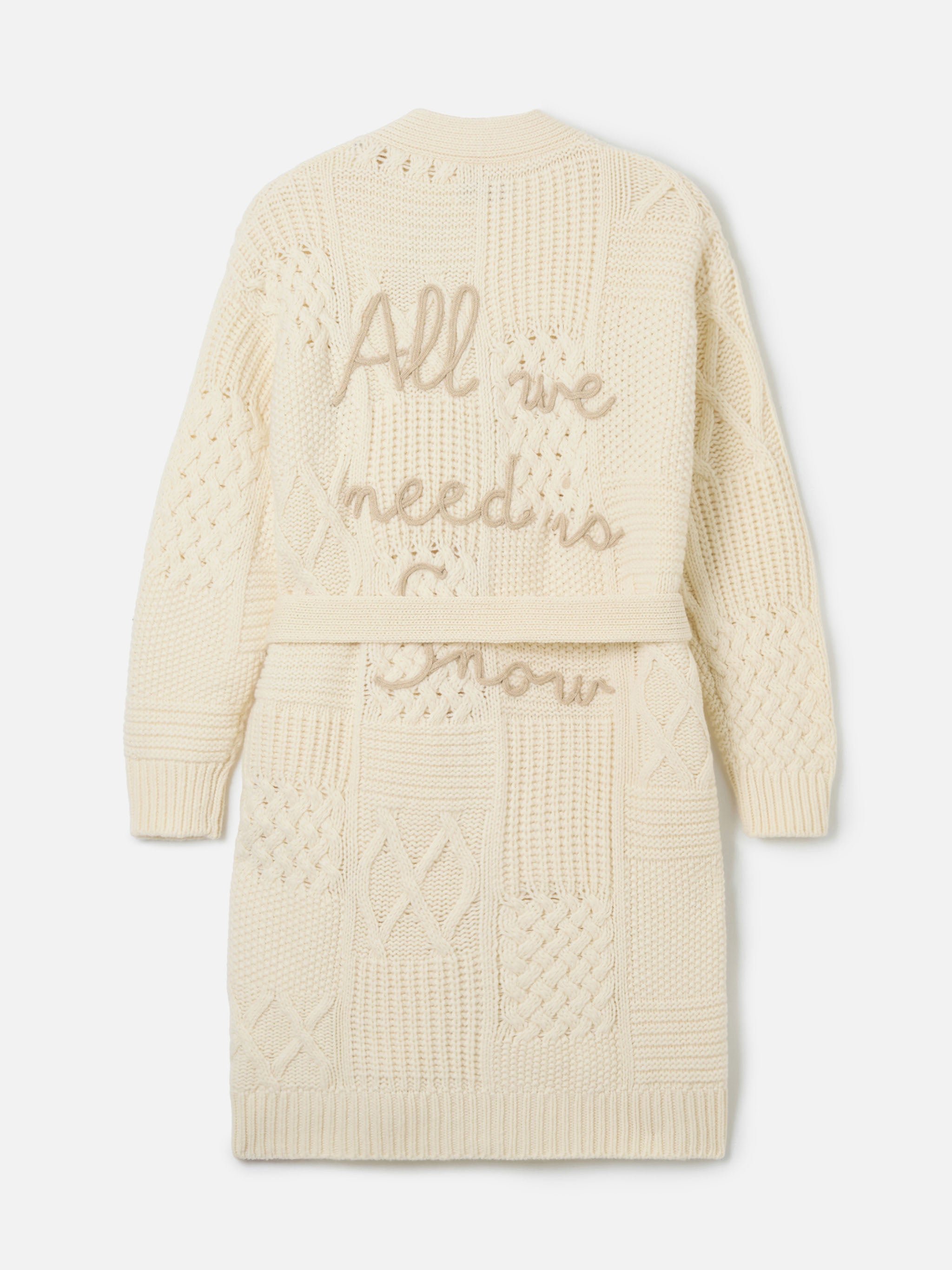 mc2-saint-barth-maxi-cardigan-donna-bianco-con-ricamo-e-cintura image 7