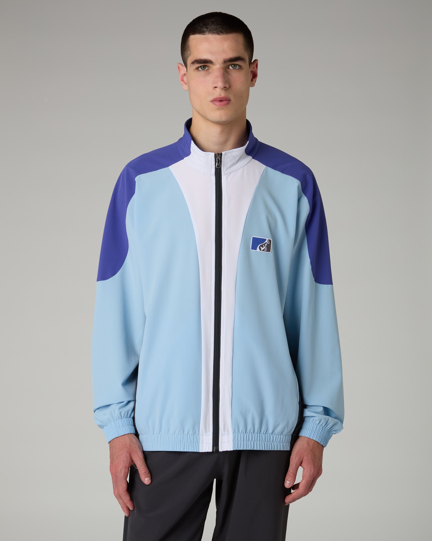 australian-classic-pro-tracksuit-tuta-uomo-azzurro-pastello-full-zip image 3