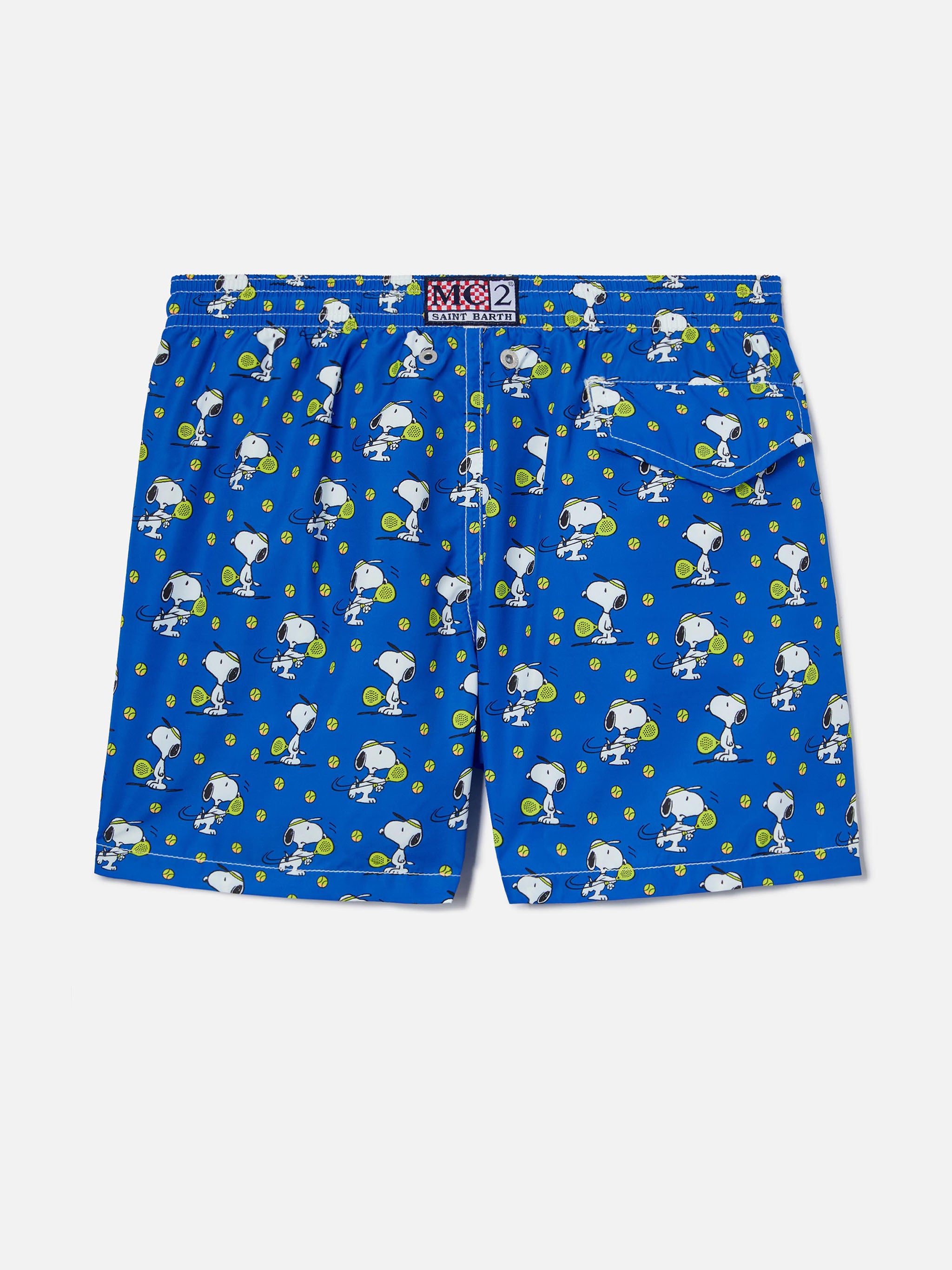 mc2-saint-barth-jean-lighting-costume-bambino-blu-snoopy-padel-special-edition image 2