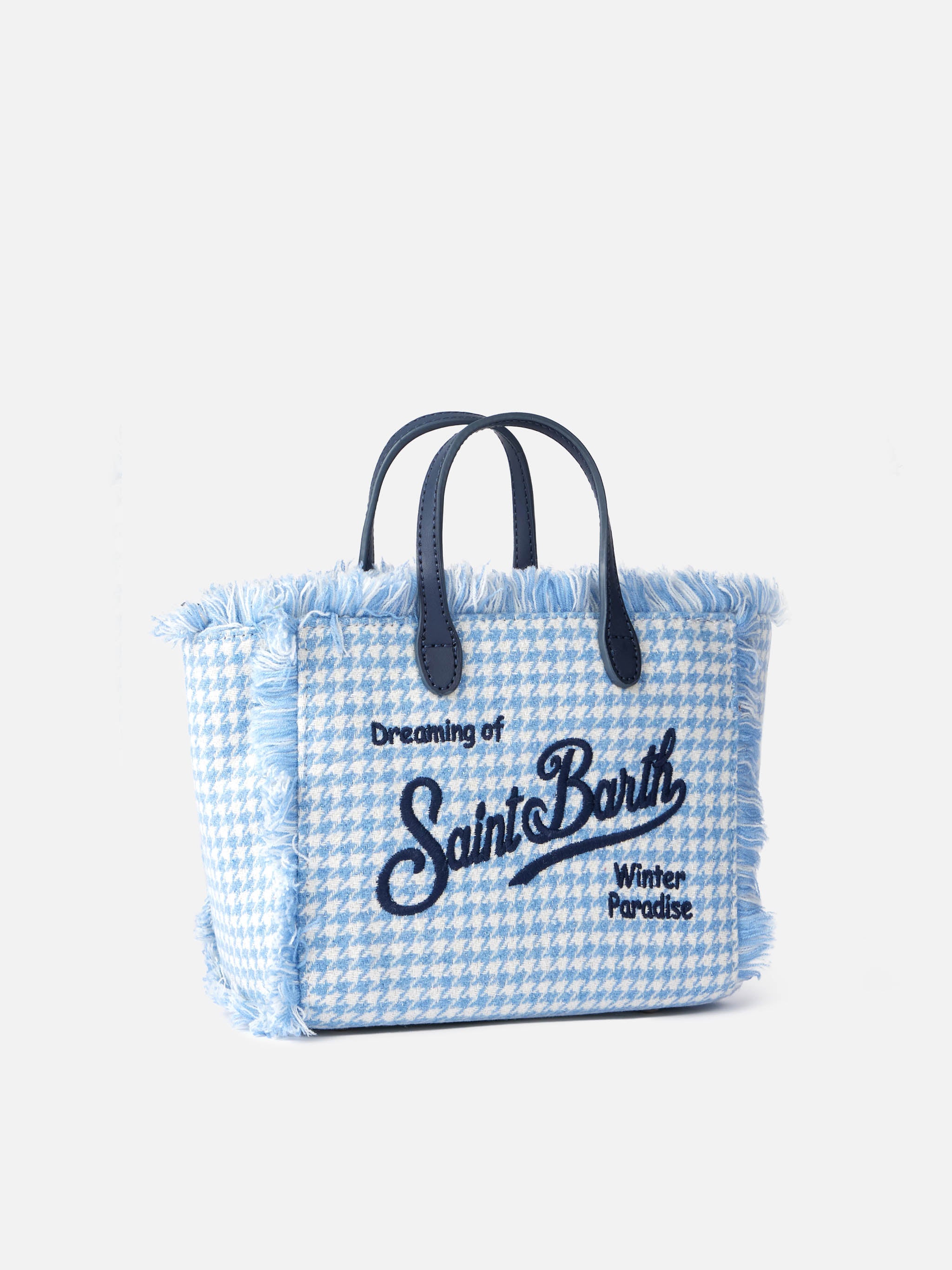 mc2-saint-barth-vanity-mini-pied-de-poule-shiny-azzurro-chiaro image 4