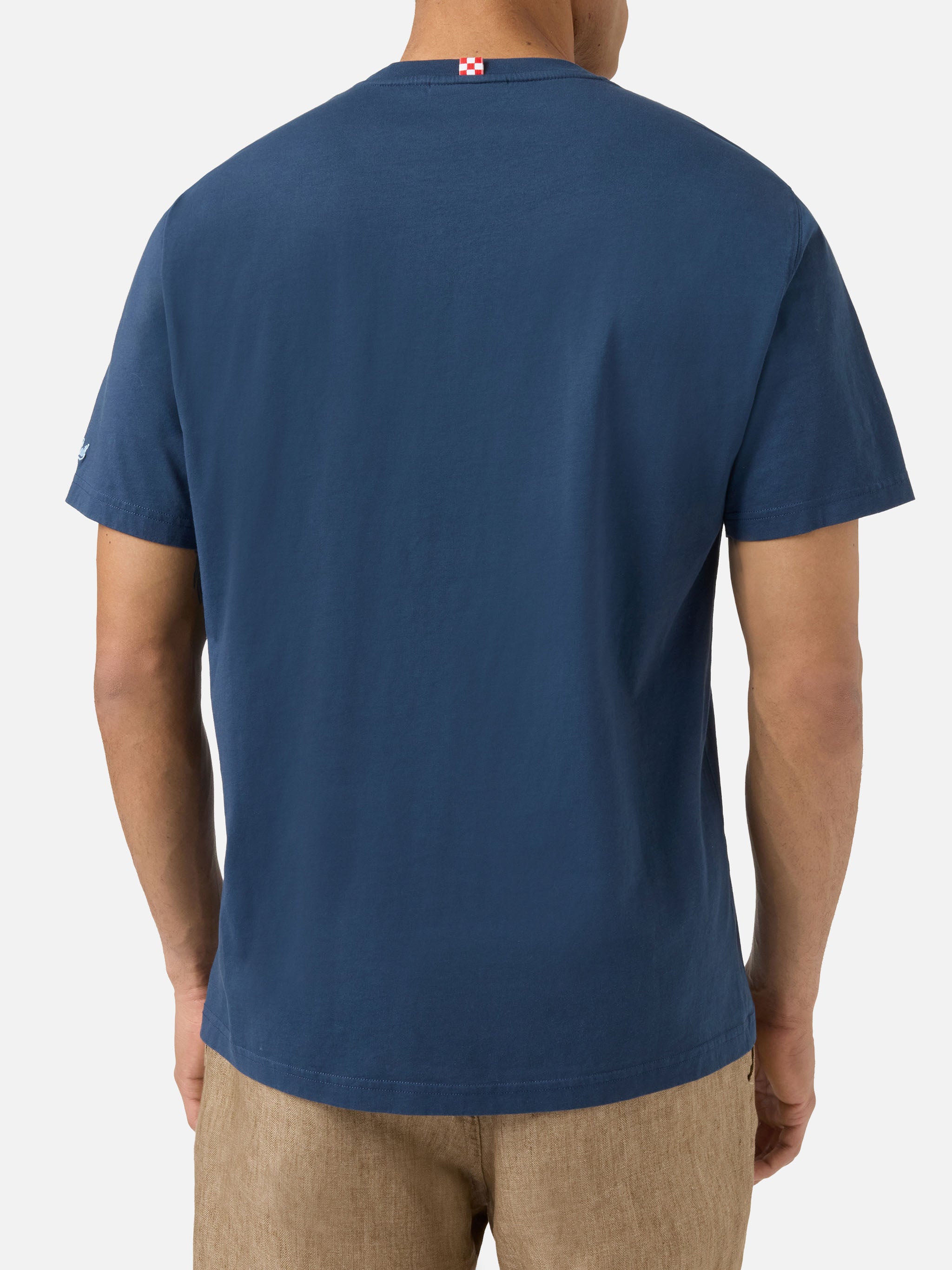 mc2-saint-barth-portofino-t-shirt-uomo-blu-ricamo-tequila-social-club image 4