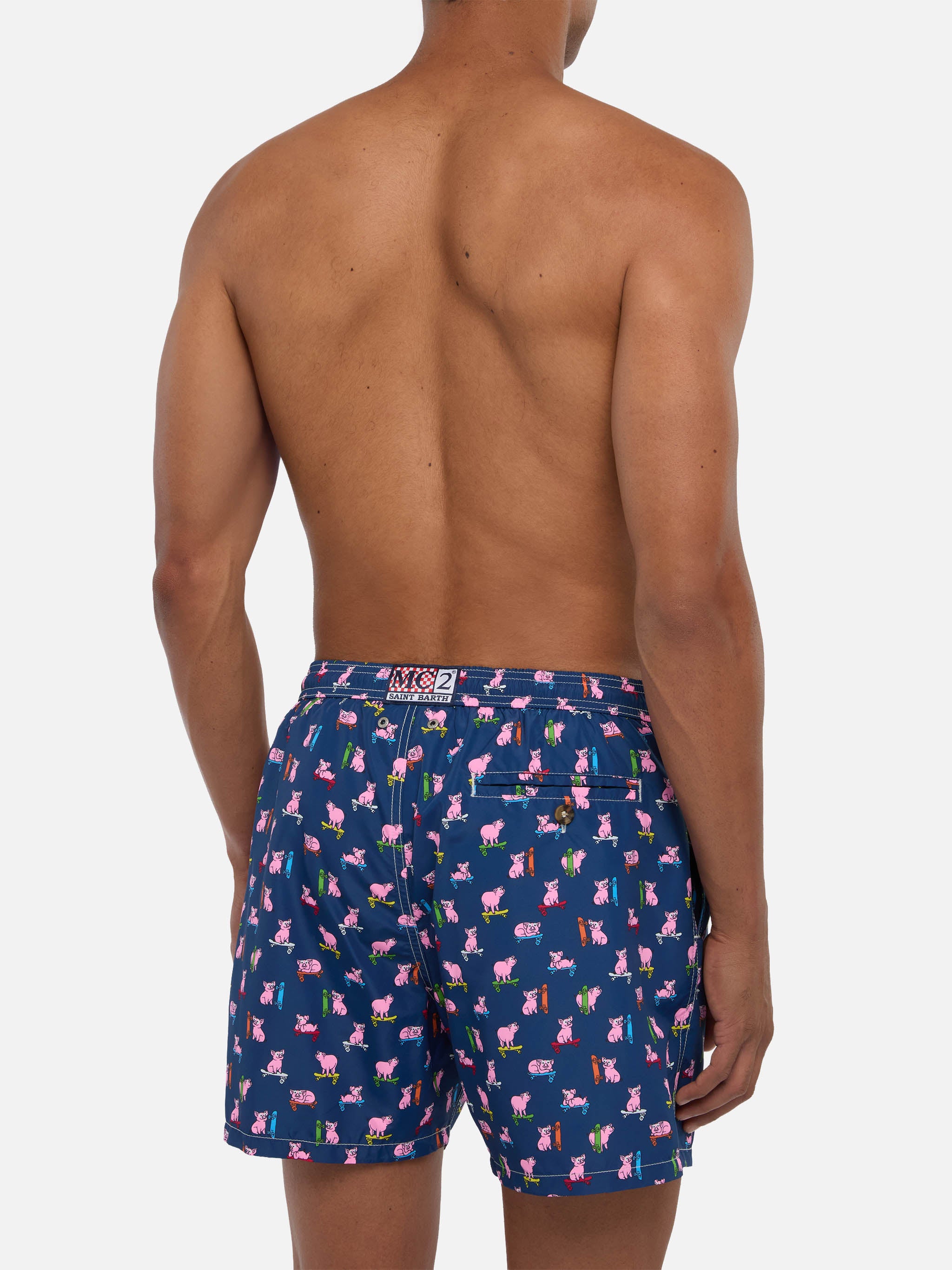 mc2-saint-barth-lighting-costume-mare-uomo-blu-stampa-maialini-skater image 5