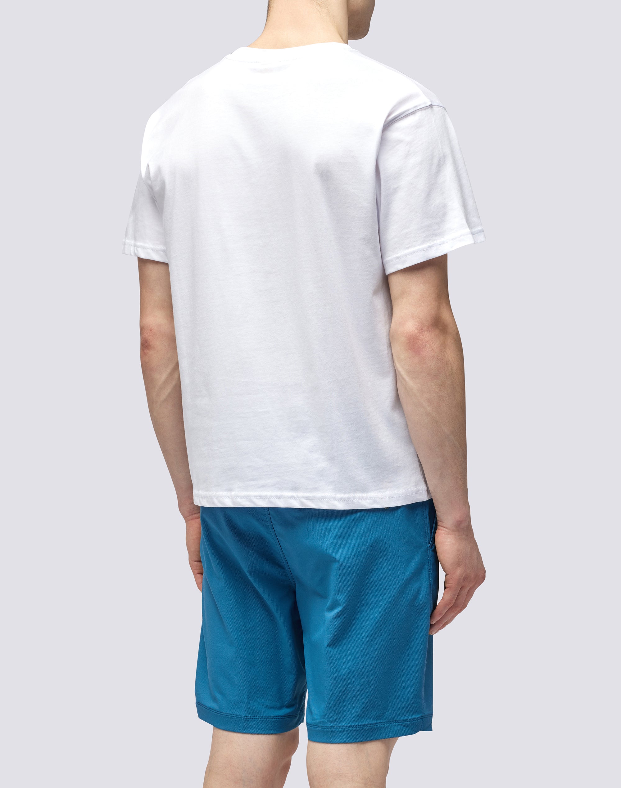 sundek-t-shirt-uomo-girocollo-in-cotone-con-maxi-logo-stampato-2 image 3