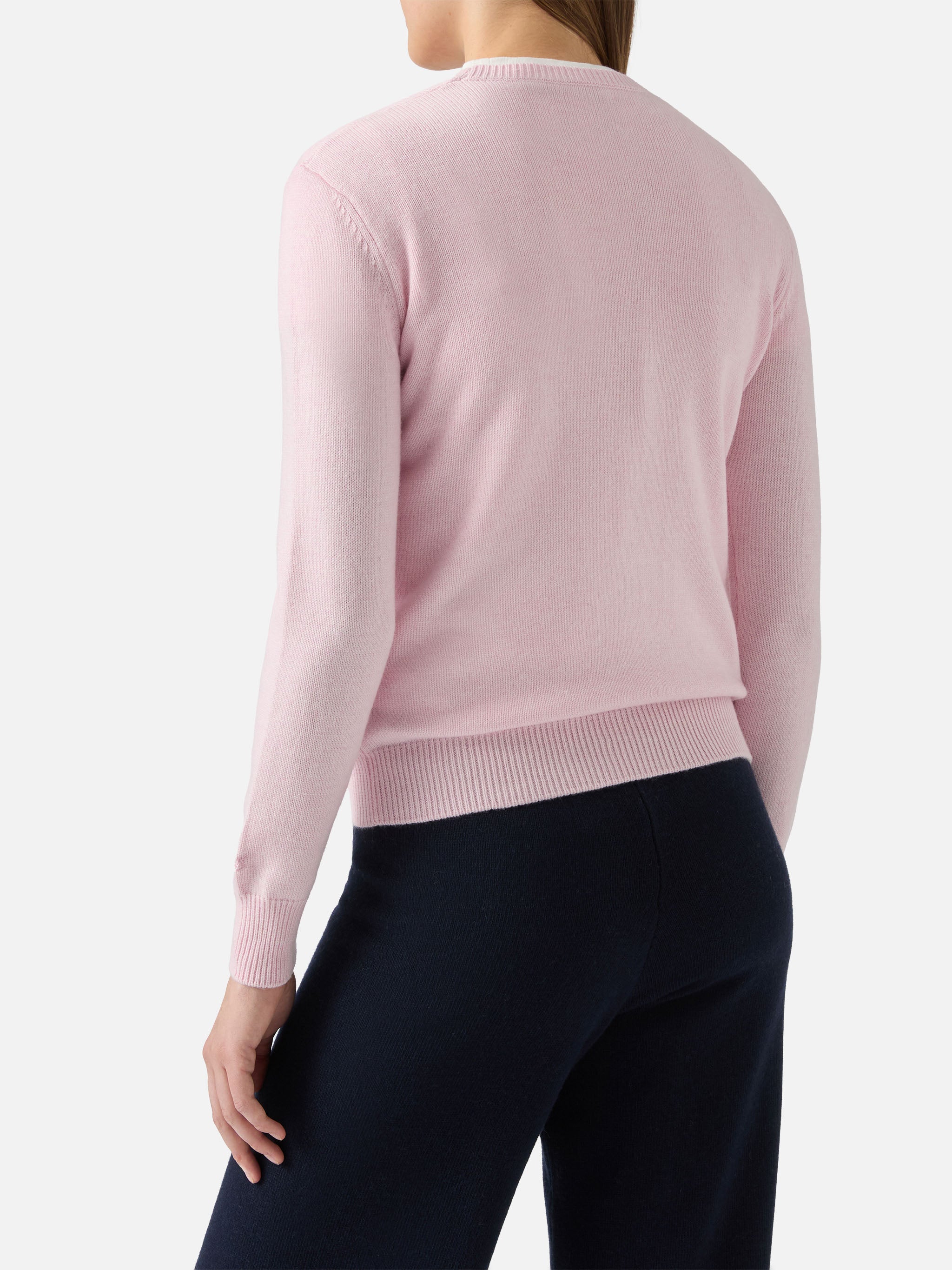 mc2-saint-barth-new-queen-maglione-donna-bianco-jacquard-sono-a-dieta image 3