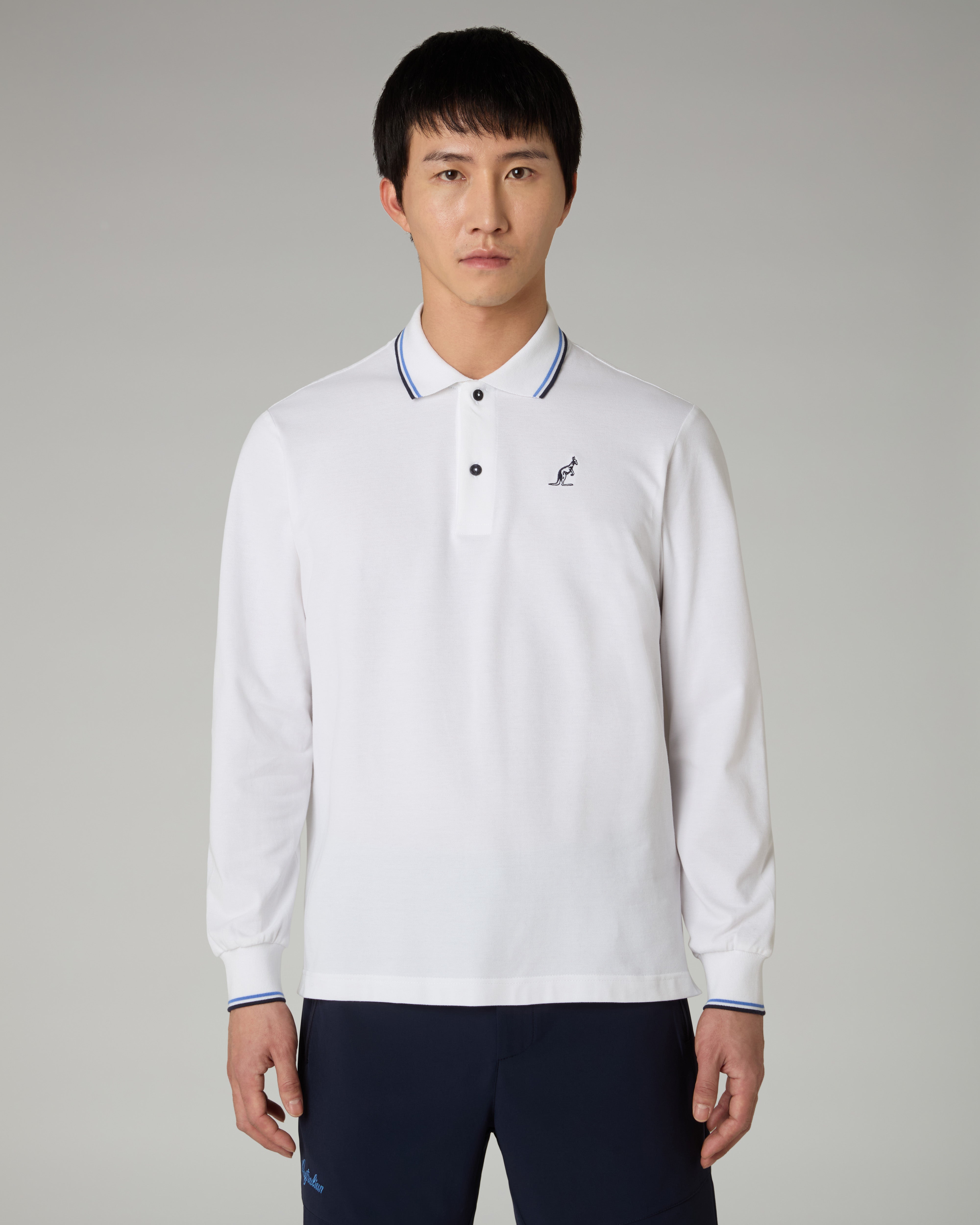 australian-long-sleeves-polo-a-manica-lunga-piquet-elasticizzato image 1
