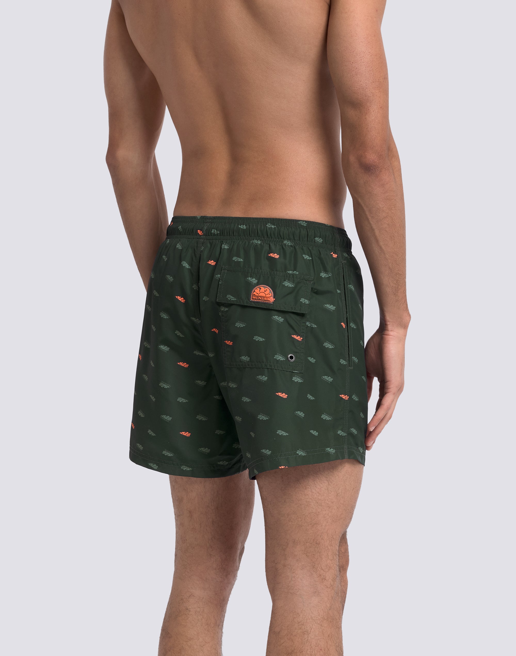 sundek-costume-da-bagno-uomo-corto-monogram-vita-elasticata-poliestere-riciclato image 5