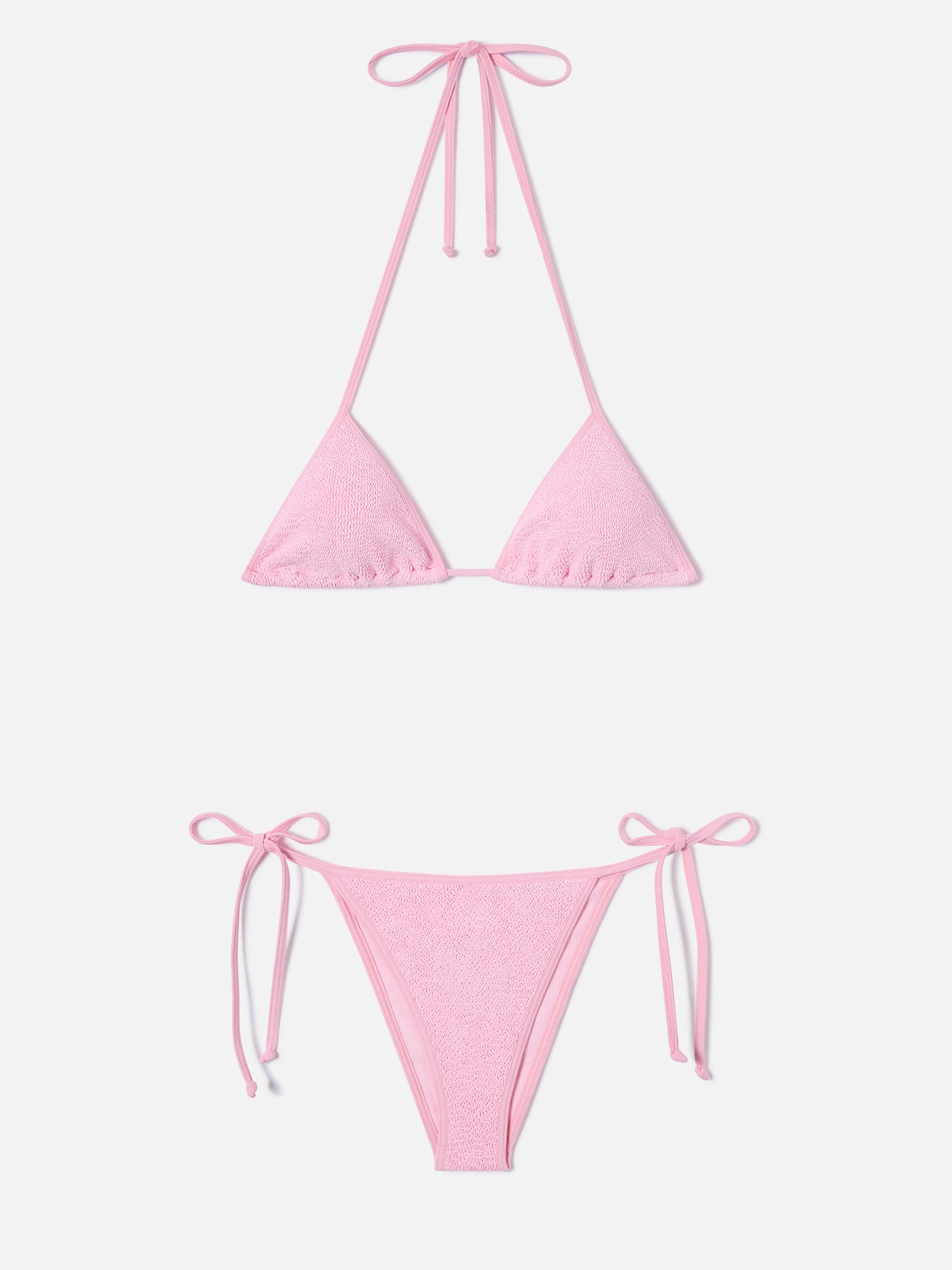 mc2-saint-barth-bikini-leah-marielle-string-rosa-con-profili-a-contrasto image 1
