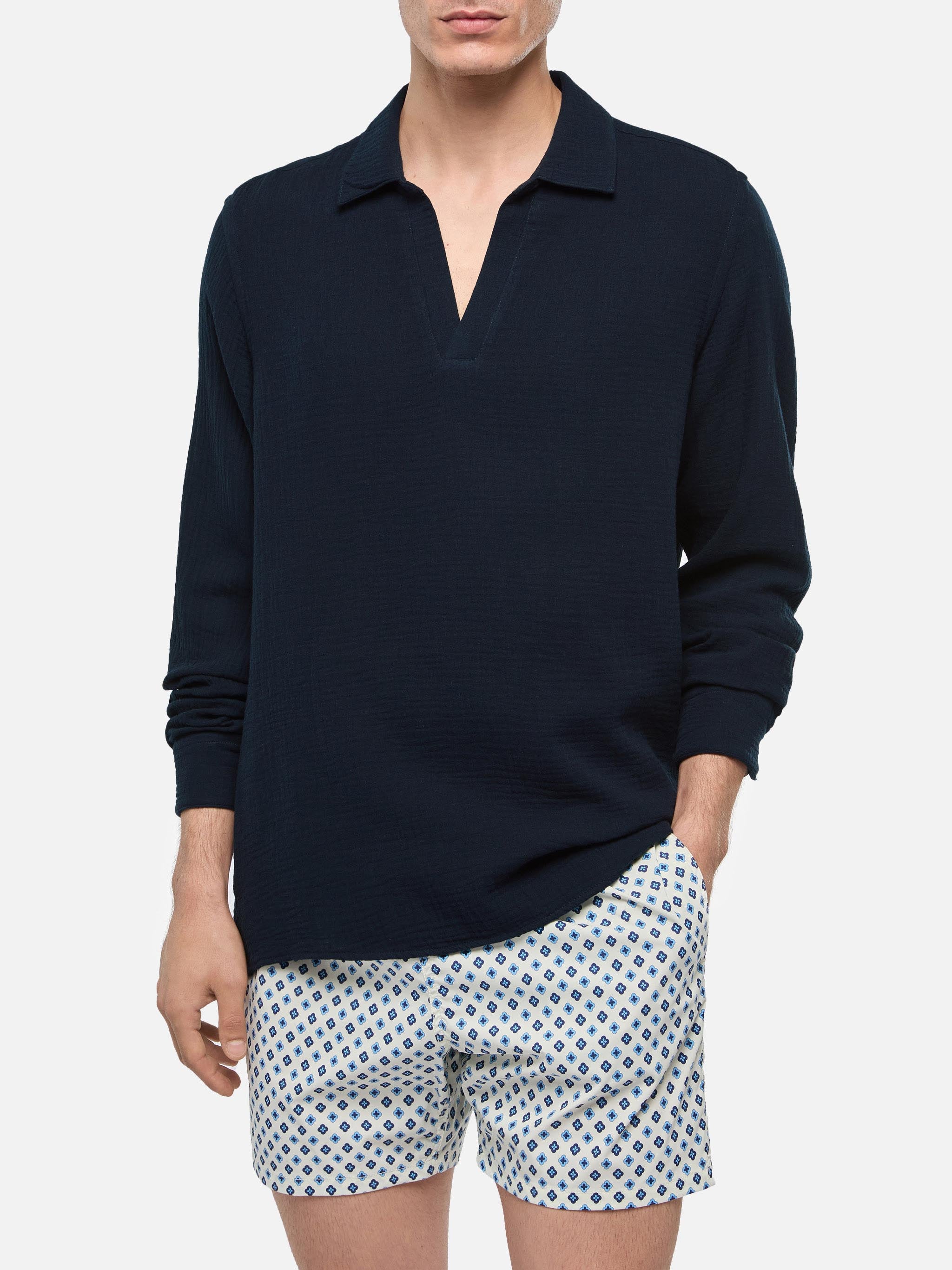 mc2-saint-barth-ventotene-polo-uomo-garza-cotone-blu-navy image 1