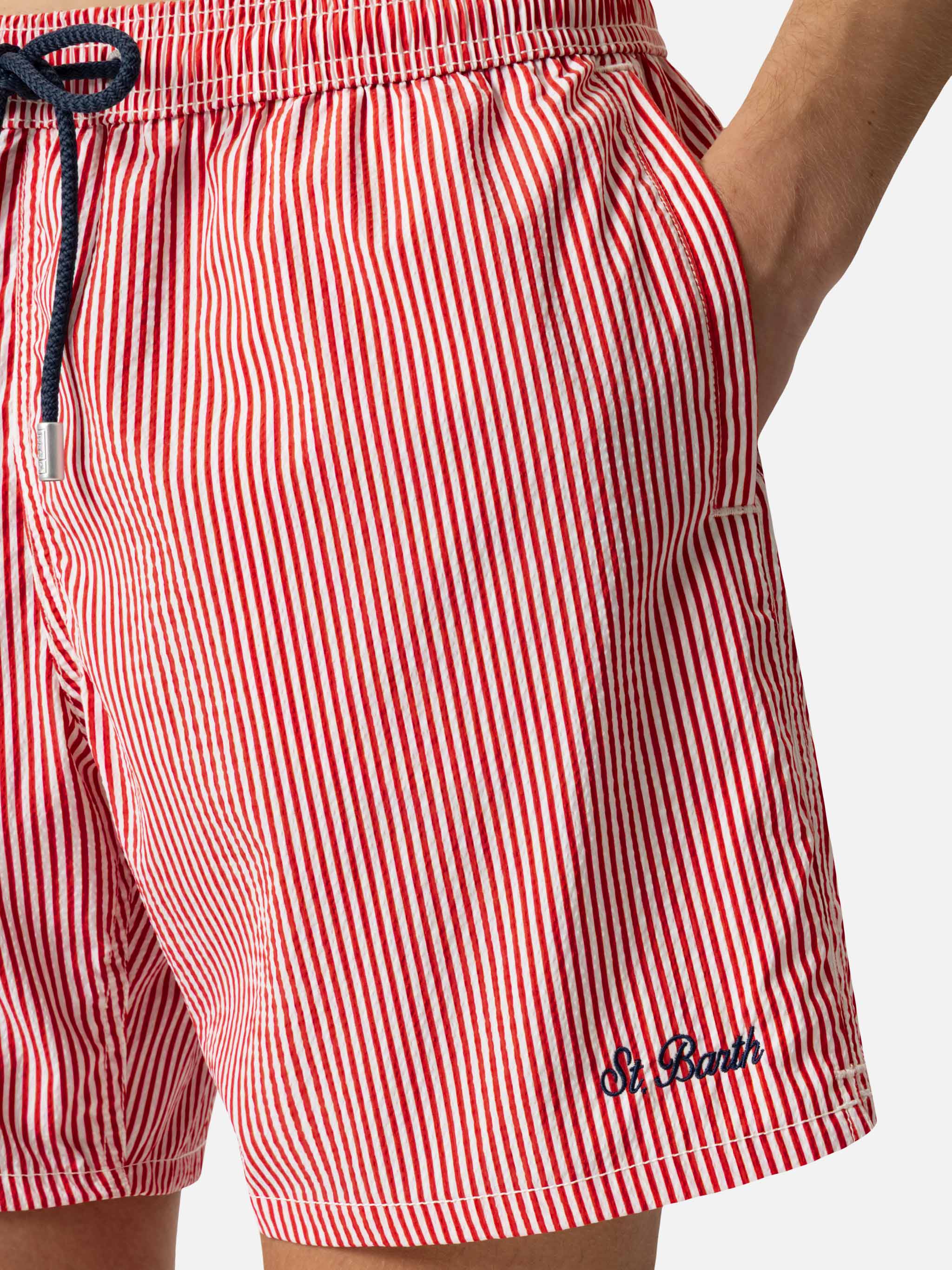mc2-saint-barth-costume-patmos-uomo-seersucker-righe-rosse image 7